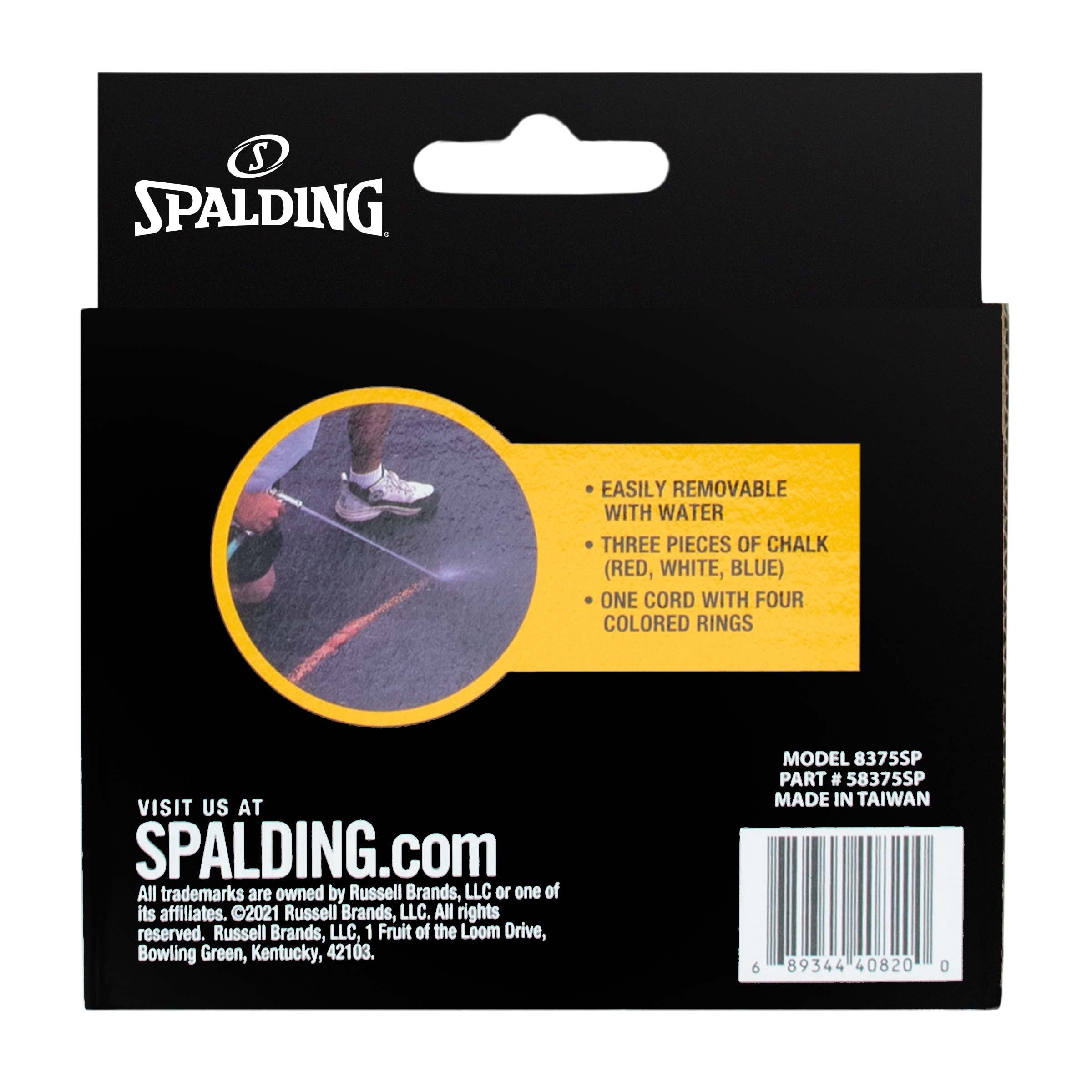 Spalding Outdoor Court Marking Kit for Basketball (Includes Three-Point Line, Free Throw Line, and Lane) wq8ke
