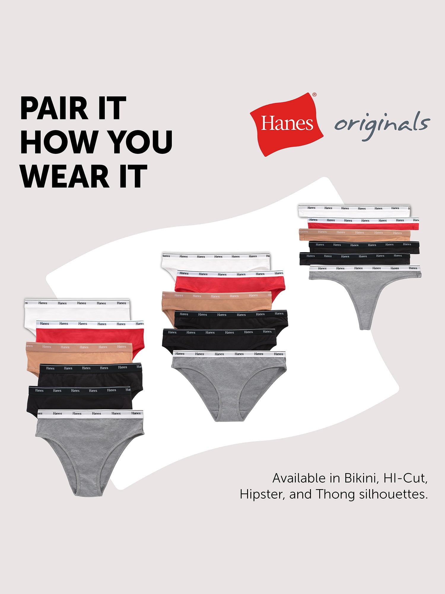 Hanes Originals Women's Stretch Triangle Bralette (Black, 2-Pack) adw5c