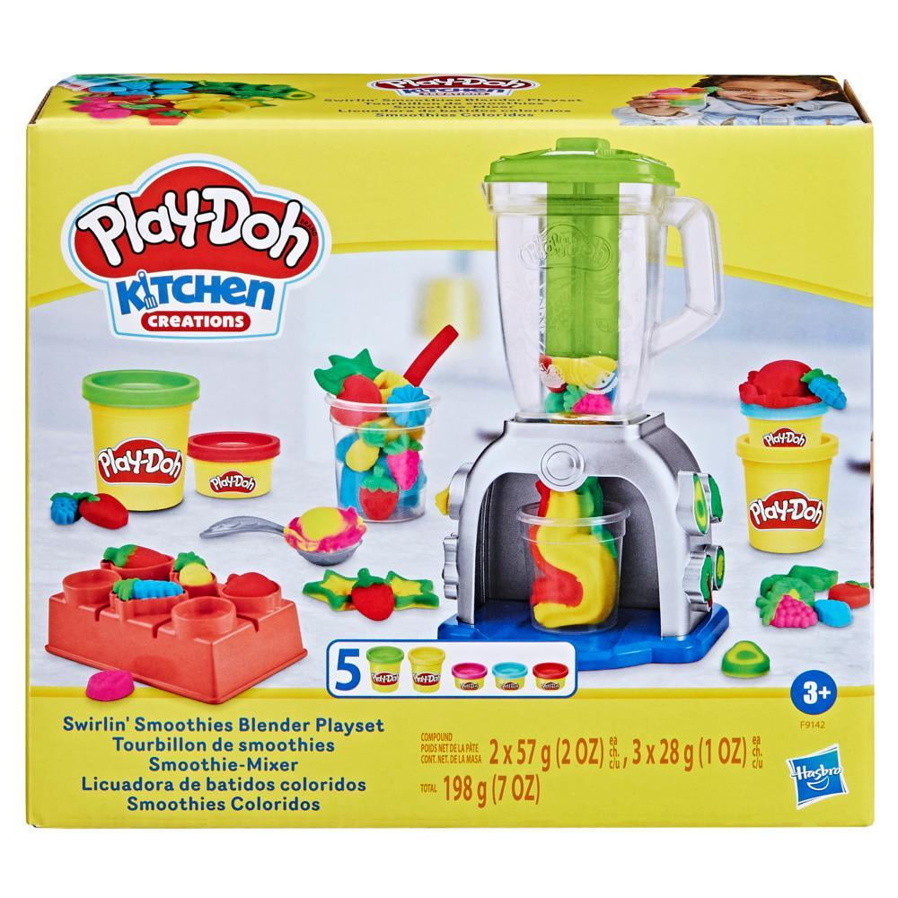 Play-Doh Swirlin' Smoothies Toy Blender Playset (Multi-Color, 7 oz) fbtkr