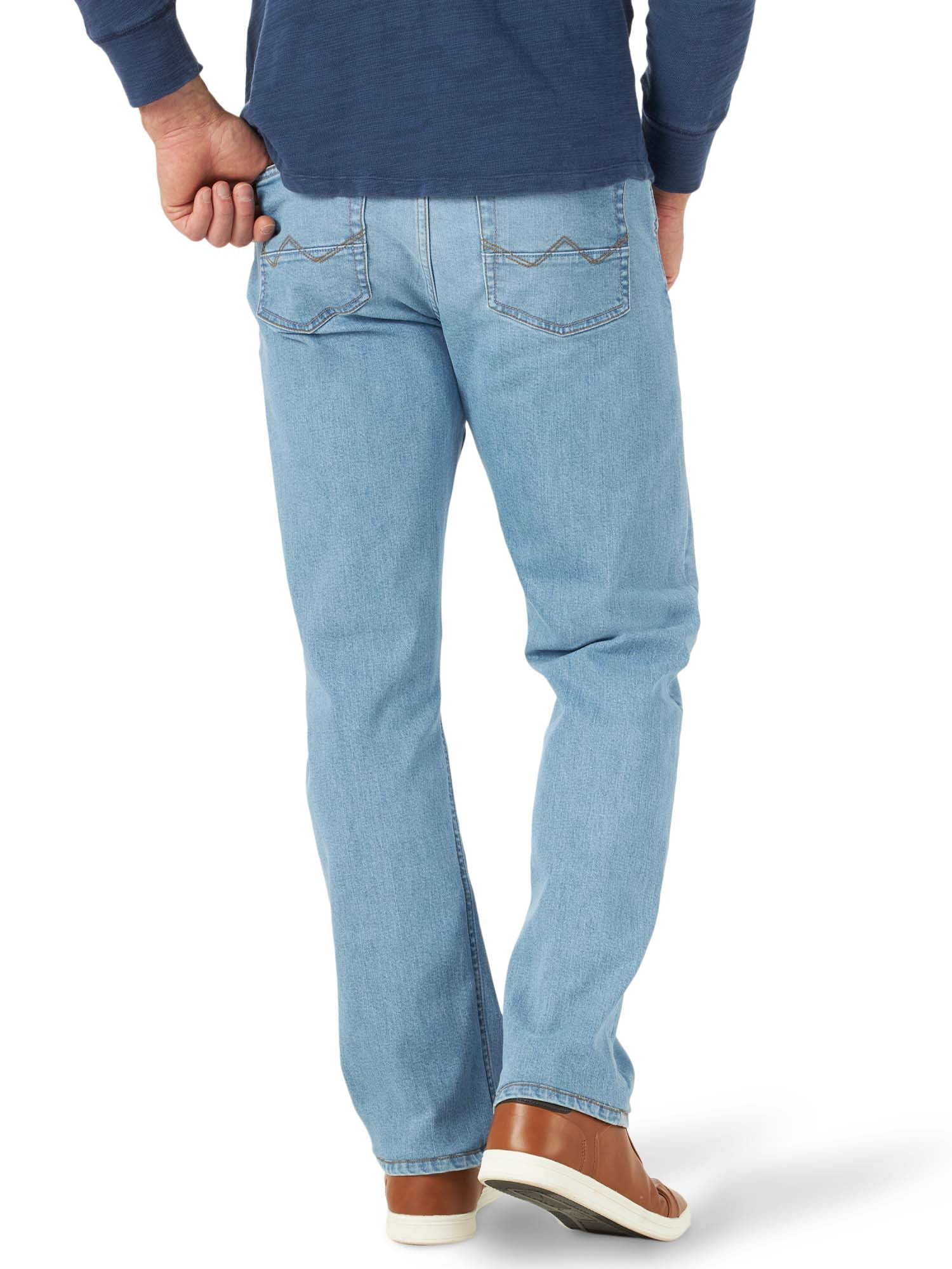 Wrangler Men's Relaxed Fit Bootcut Jeans (Blue, 32x30) hhfih