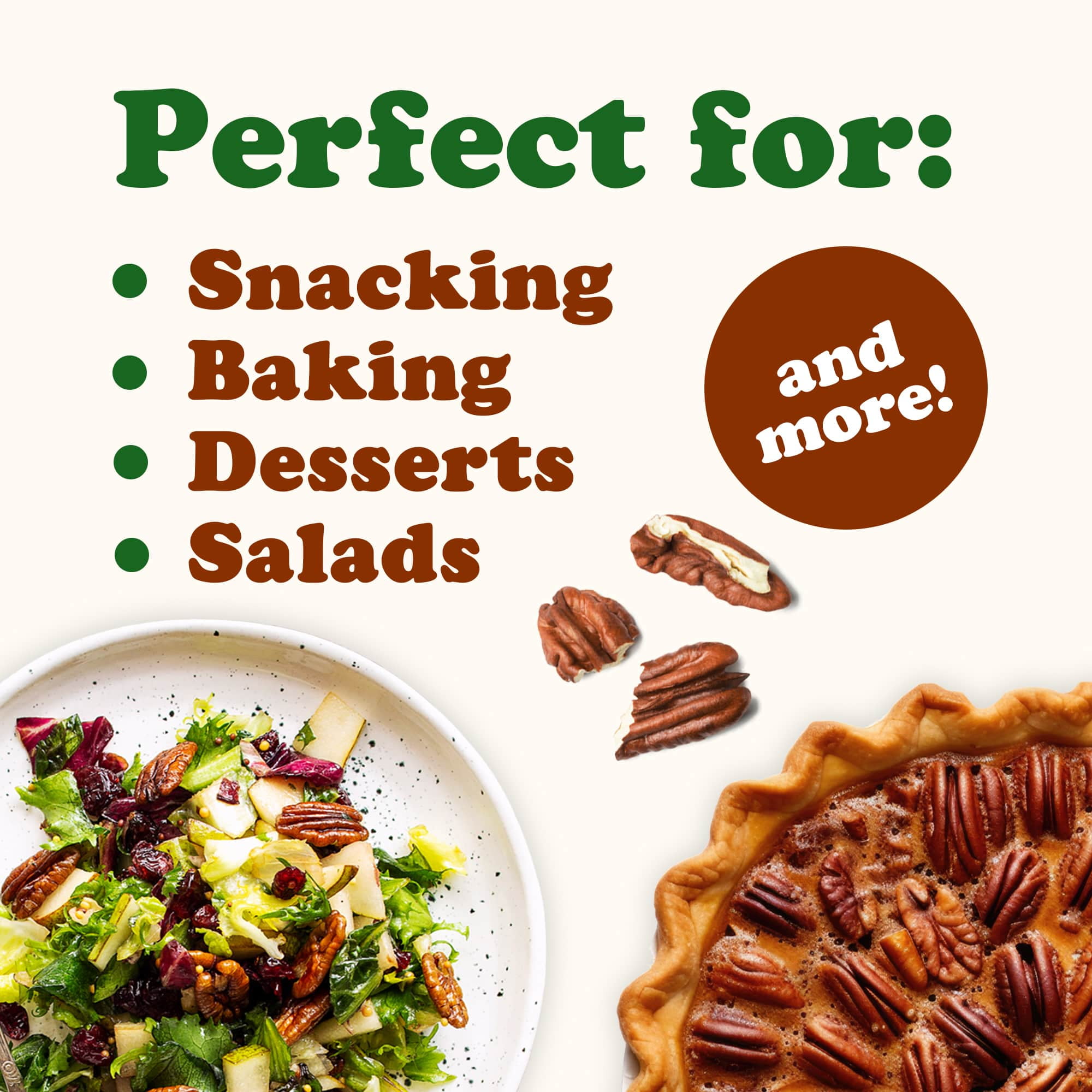 Food to Live Organic Raw Pecan Halves (Unsalted, Non-GMO, 12 oz) 5vyd5