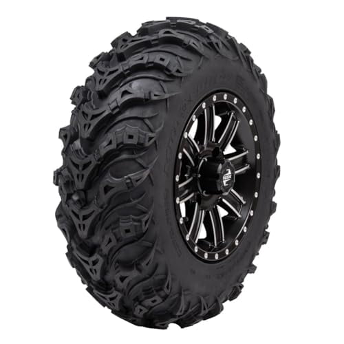 Tusk Mud Force ATV Tire (Black, 24x8-12, Set of 2) 0xgd3