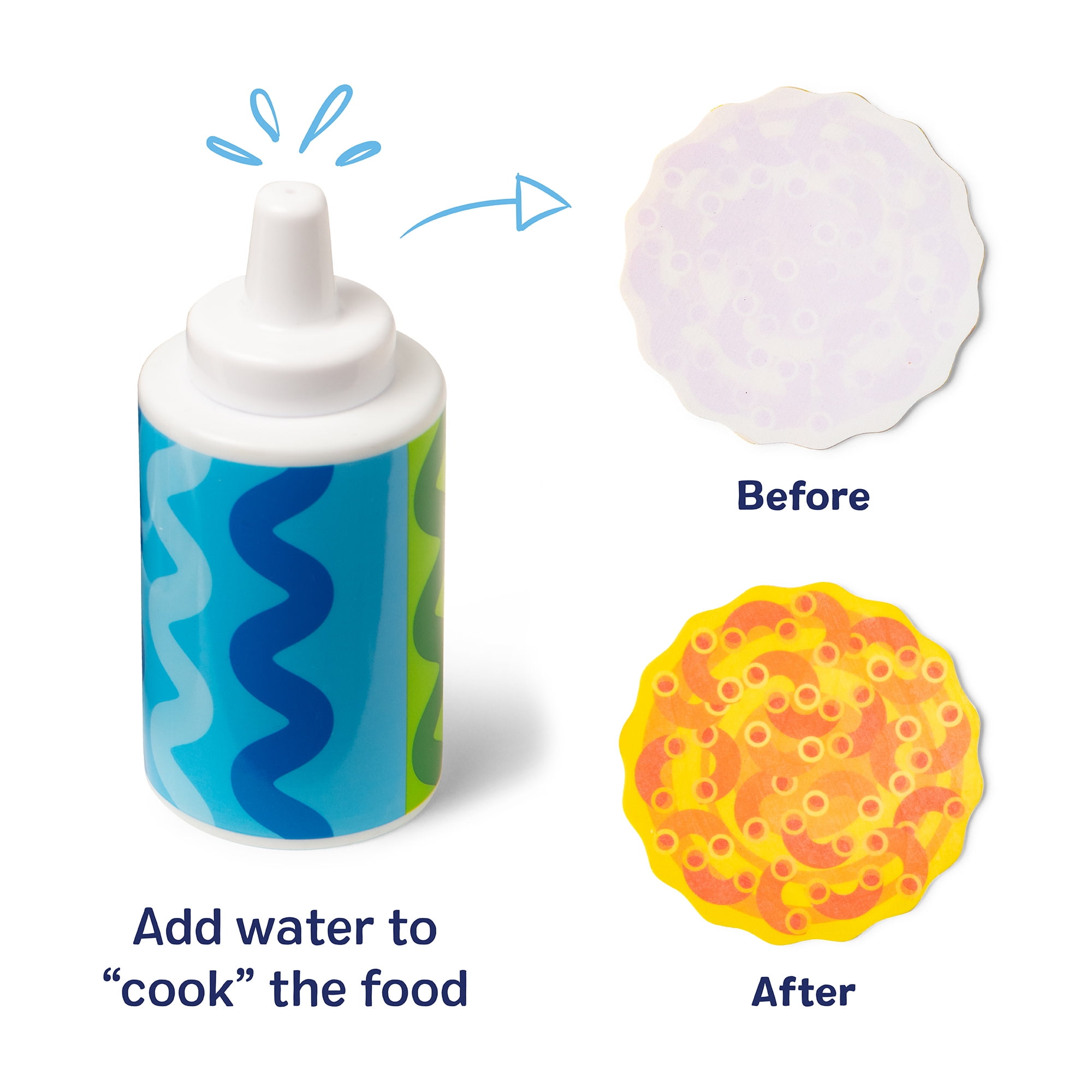 Melissa & Doug Simmer & Stir Stovetop Play Set with Color Changing Food (1 Set) kb0sh