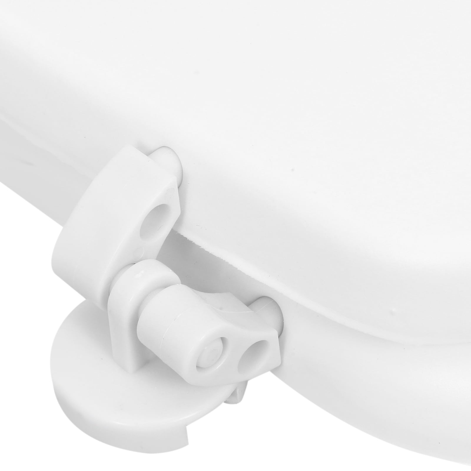 CRAFTHROU Padded Toilet Seat Cushion for Bathrooms and RVs, Enhanced Support, Elongated (White, 15.6x12.4x1 in) k2a77