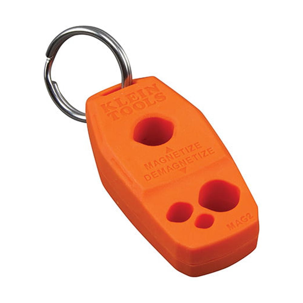 Klein Tools MAG2 Magnetizer and Demagnetizer for Screwdriver Tips (Orange, 1 Piece) i59gc