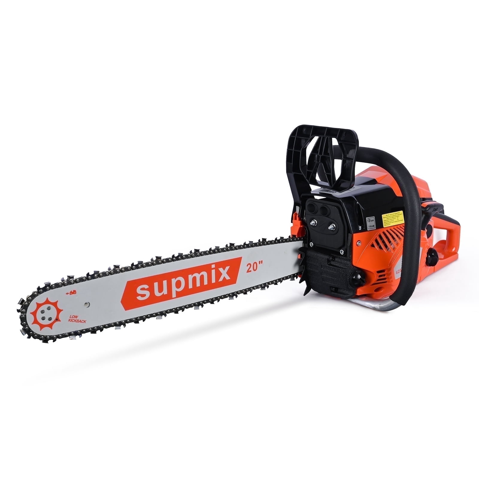 Supmix 62cc Gas Chainsaw, 20 in Professional Wood Cutting Power Saw (Red, 20 in) bjjox