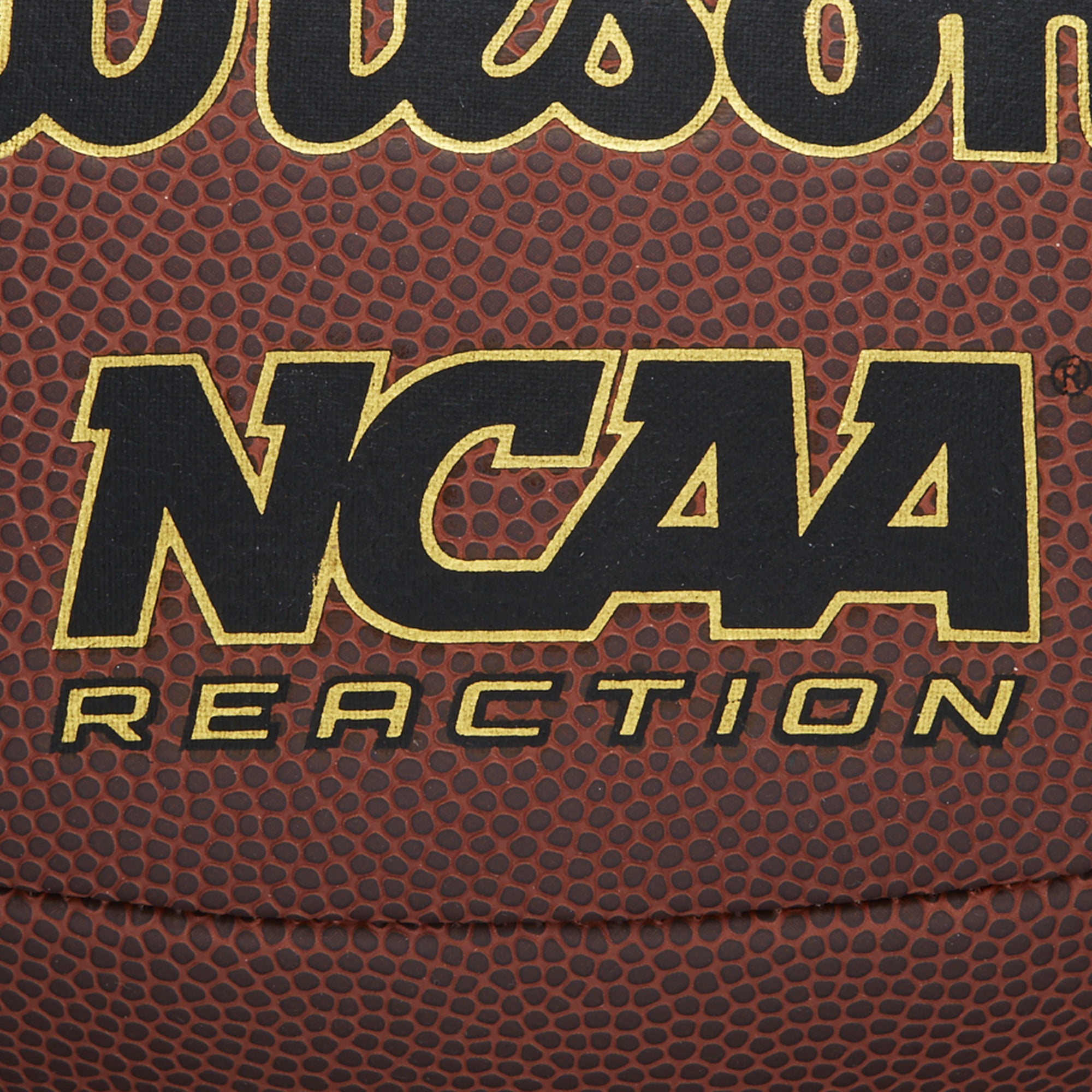 Wilson NCAA Reaction Recreational Football (Brown, Junior Size) 66d0w