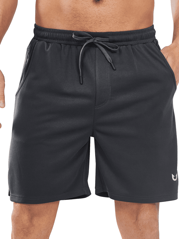 NORTHYARD Men's Athletic Basketball Shorts with Pockets Quick-Dry Workout Gym Apparel (Black, Large) kb8b7