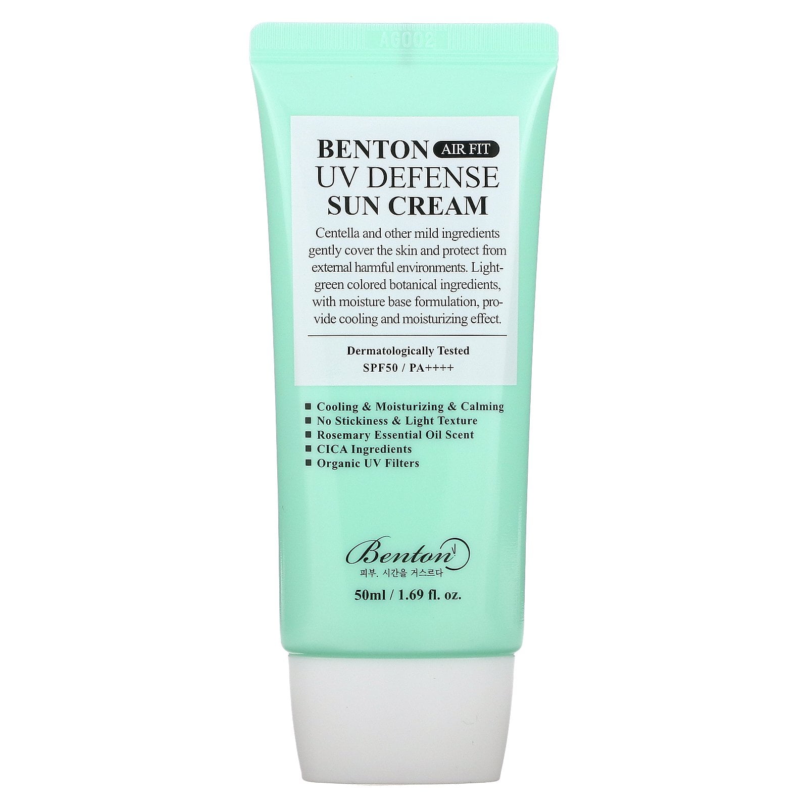 Benton Air Fit UV Defense Sun Cream SPF 50 (1.69 fl oz) bjlow
