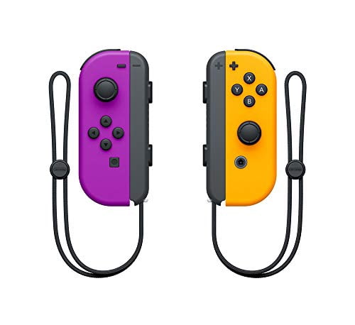 Nintendo Switch Joy-Con Controller Pair (Neon Purple and Neon Orange, 2 Pack) j0xh2