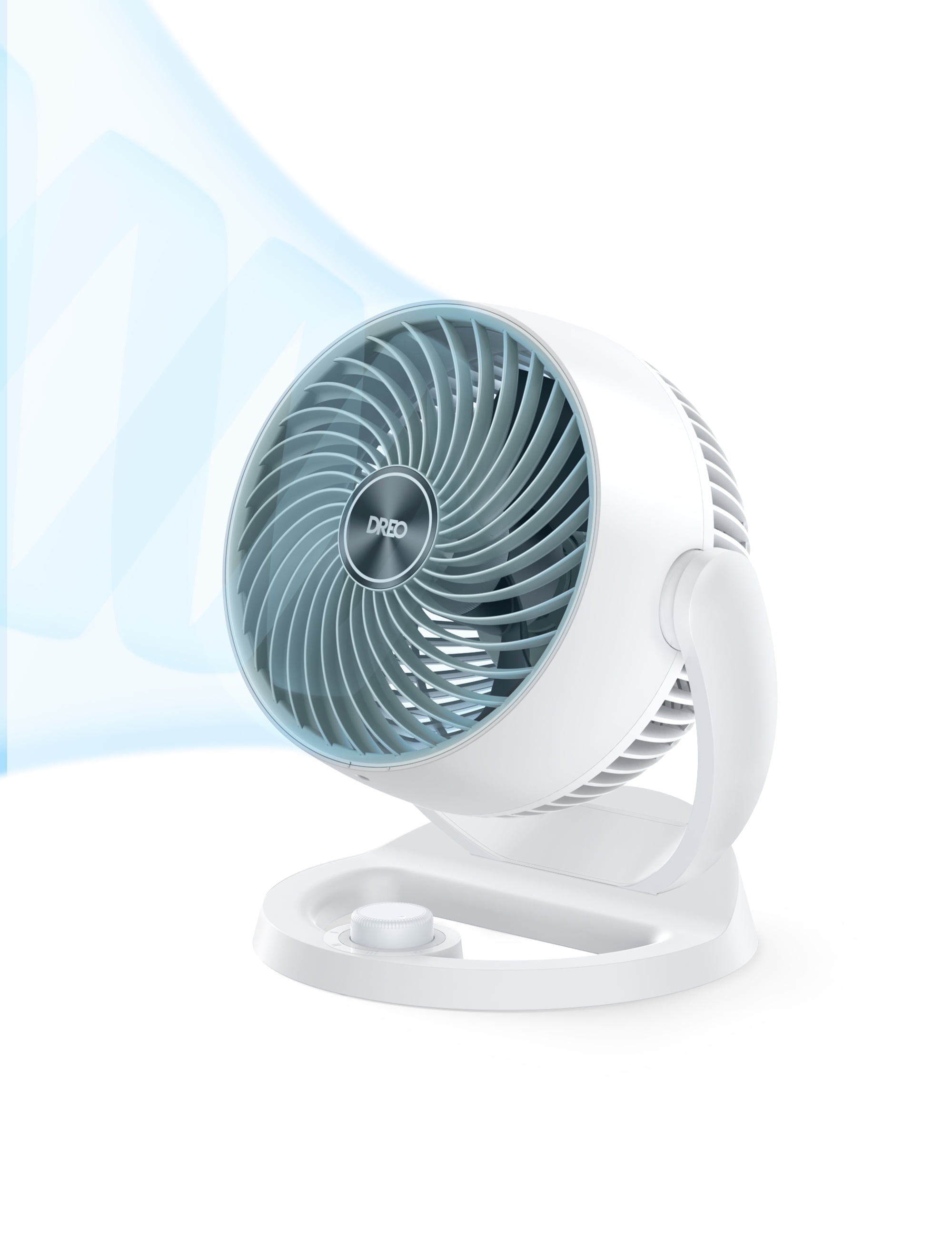 Dreo Table Air Circulator Fan, Quiet Desktop Cooling for Home and Office (White, 12 in) t30v4