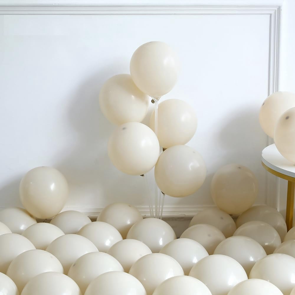 Generic Burgundy Balloon Arch Garland Kit (148 Pieces, Boho Burgundy Gold White Sand Latex Balloon Set for Wedding Birthday Party) pp85n