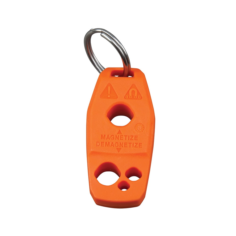 Klein Tools MAG2 Magnetizer and Demagnetizer for Screwdriver Tips (Orange, 1 Piece) i59gc