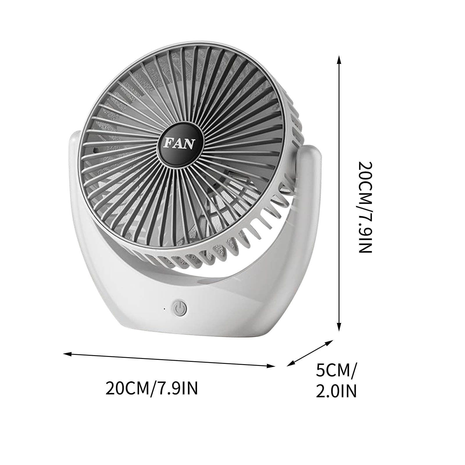 shyuyusa Oscillating Table Fan, Quiet Air Circulator for Bedroom and Office, 4 Speeds with Remote Control (White, 13 in) wu0oe