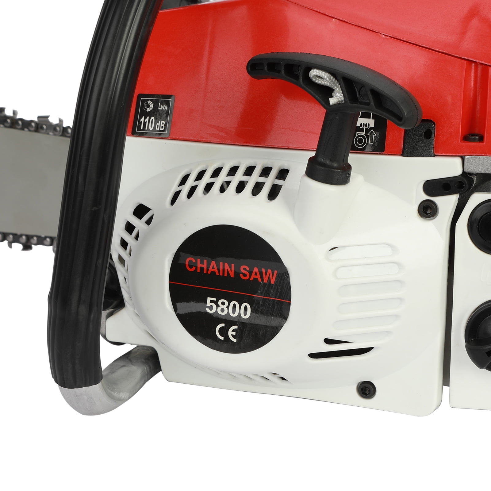AurumEdge 58CC Gas Chainsaw, 20-inch Professional Wood Cutting Saw with 3.2HP 2-Cycle Engine (Orange, 20 in) rm9cv