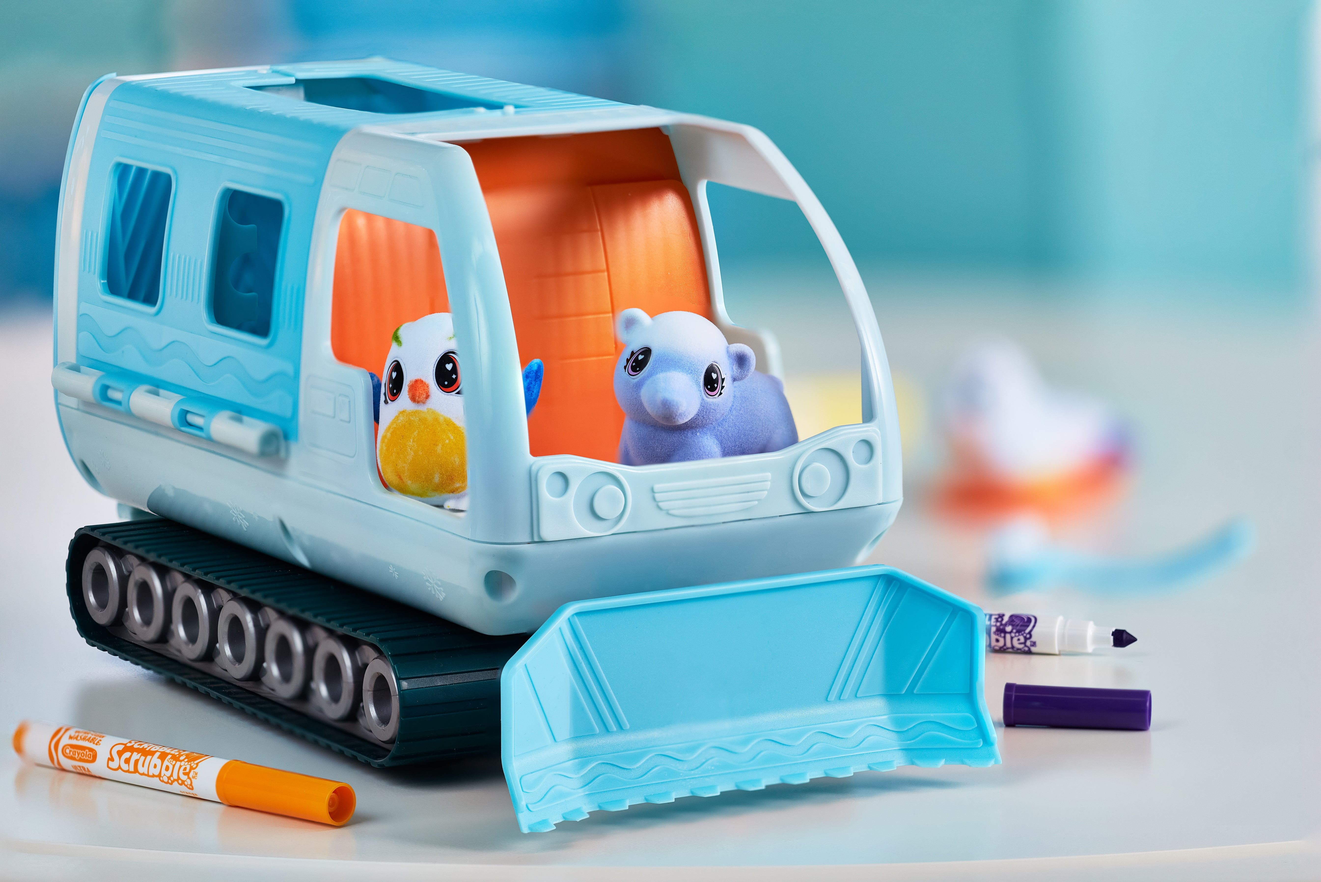 Crayola Scribble Scrubbie Pets Arctic Snow Explorer Activity Set (Blue, 14-Piece Set) uj2li