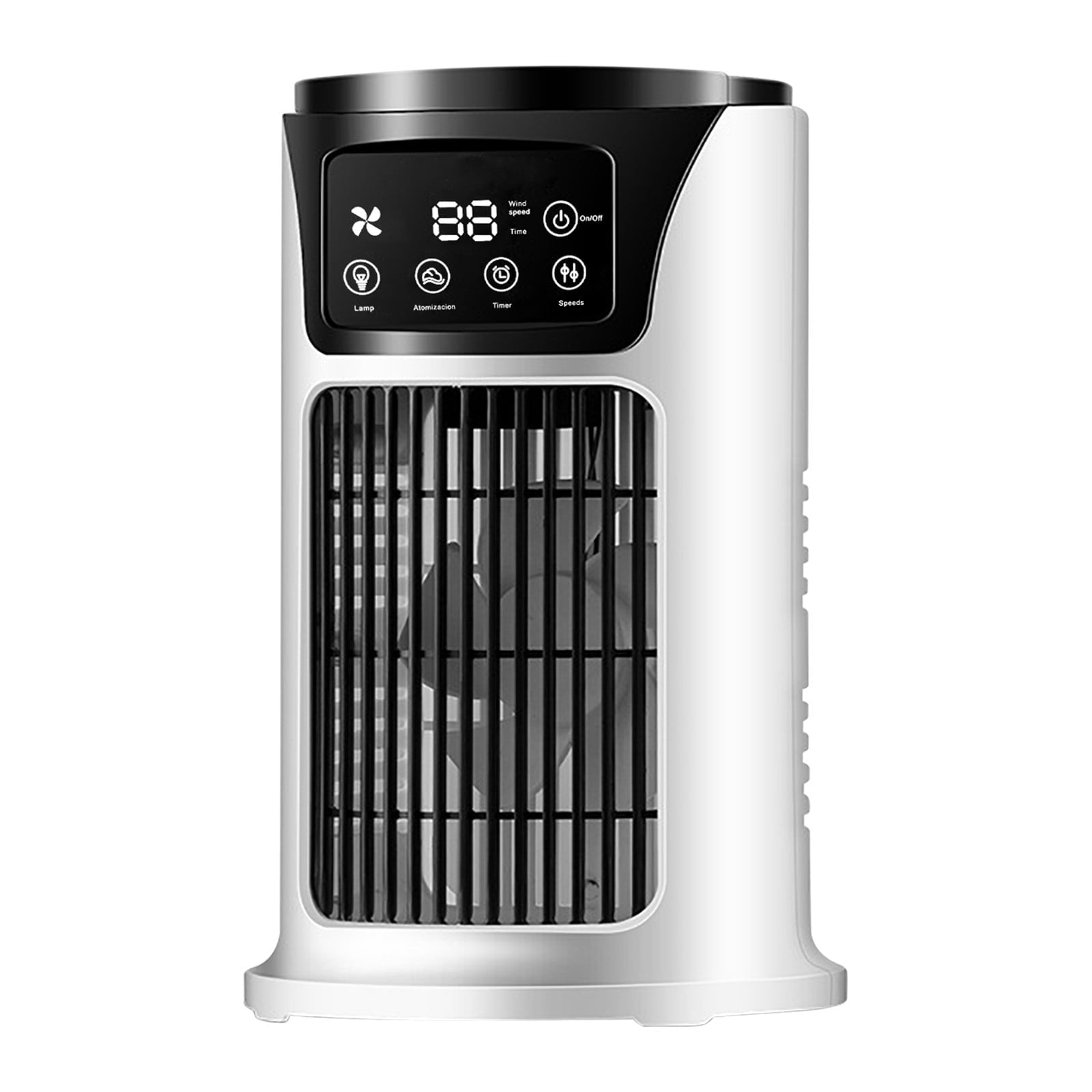 WEMDBD Portable Mini Air Conditioner Cooling Fan for Bedroom and Office (White, 10.14 fl oz) xiv6y