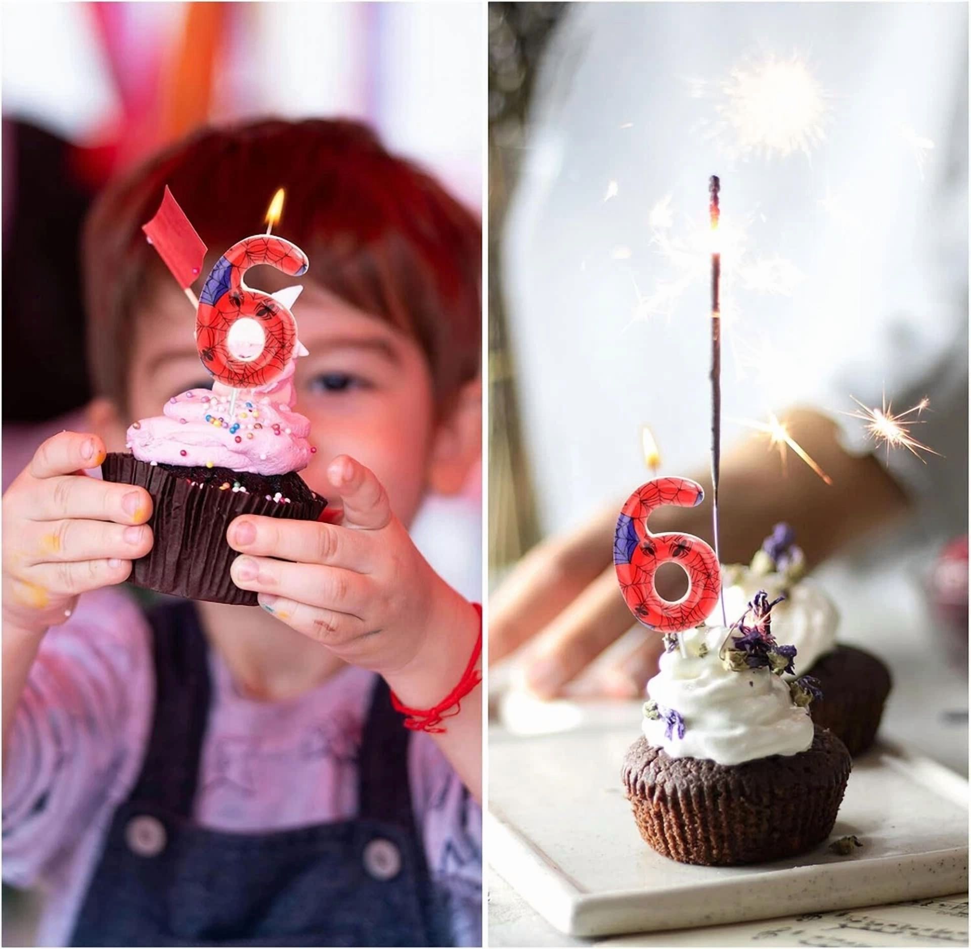 VAULT Number Birthday Candle Cake Topper (Gold, 3 in) hdywl