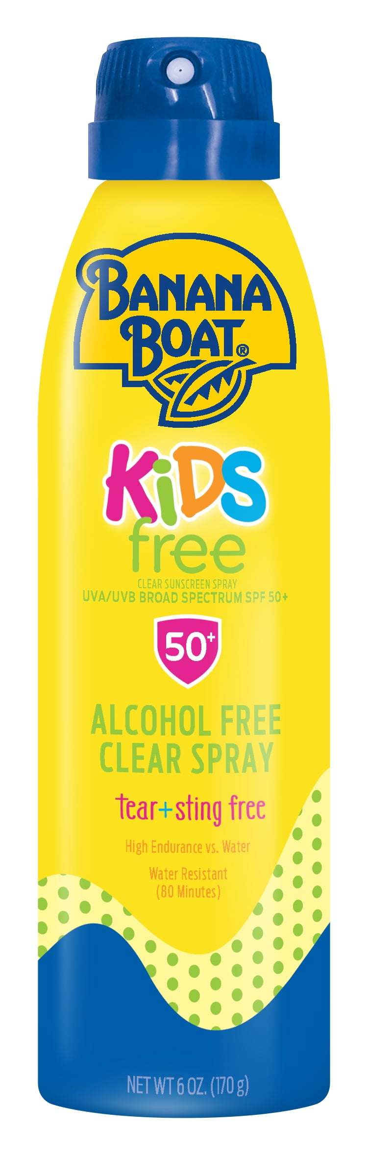 Banana Boat Kids Sport Sunscreen Spray (SPF 50, 6 oz) yyuwm