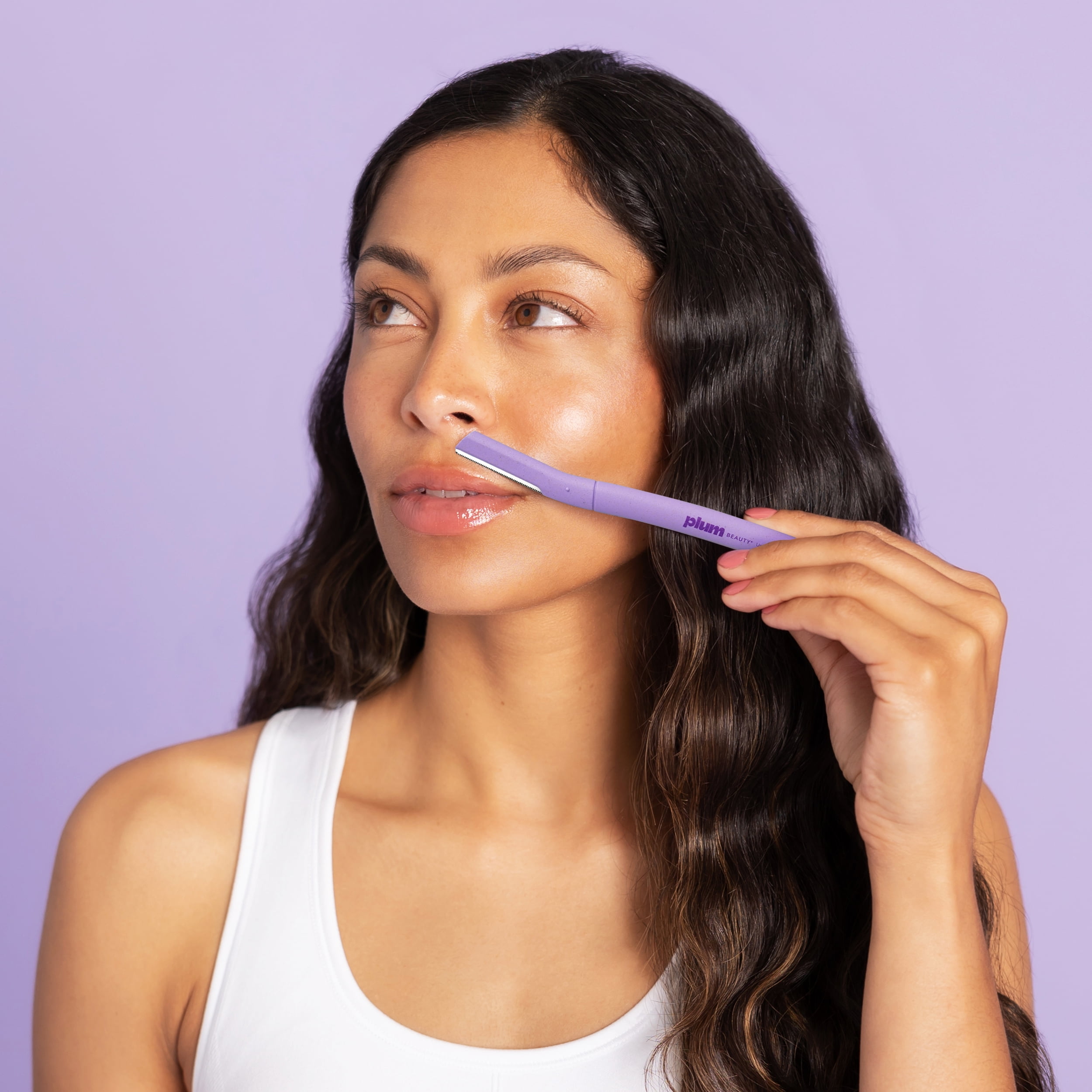 Plum Beauty Facial Eyebrow Shaping Razors for Precise Hair Removal (3-Pack) ftxfx