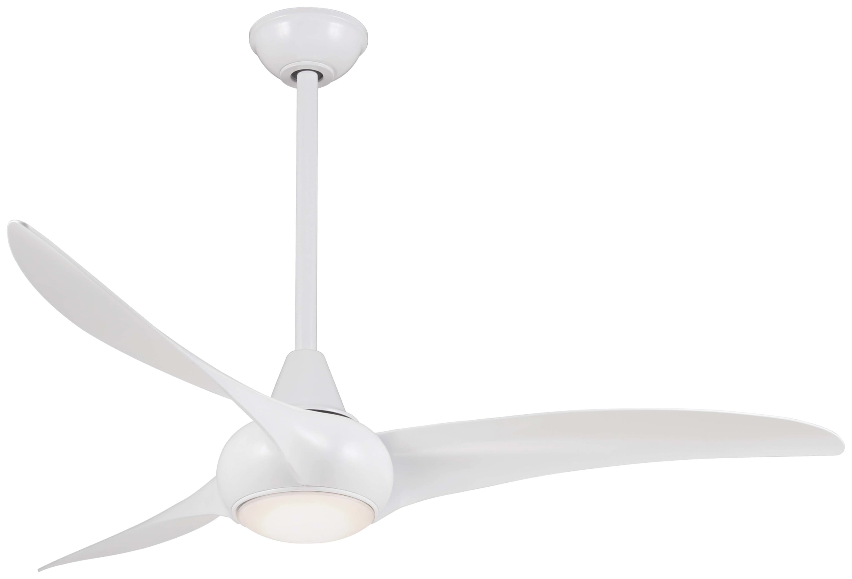 Minka-Aire Light Wave 52 in. 3-Blade Indoor LED Ceiling Fan (White, 52 in.) 92mn6