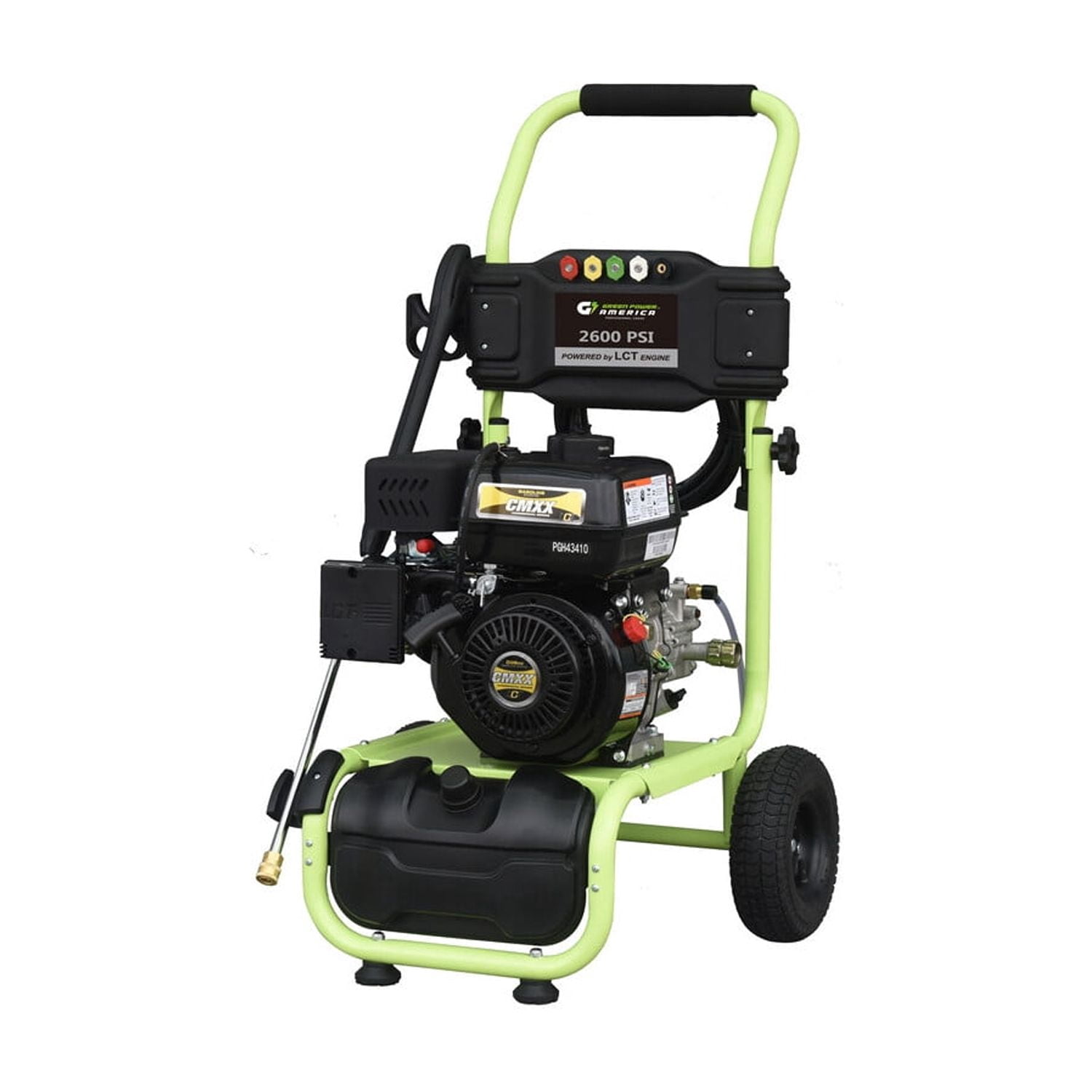 Green-Power America Gas Powered Pressure Washer (Green, 2600 PSI, 2.0 GPM) n7elw