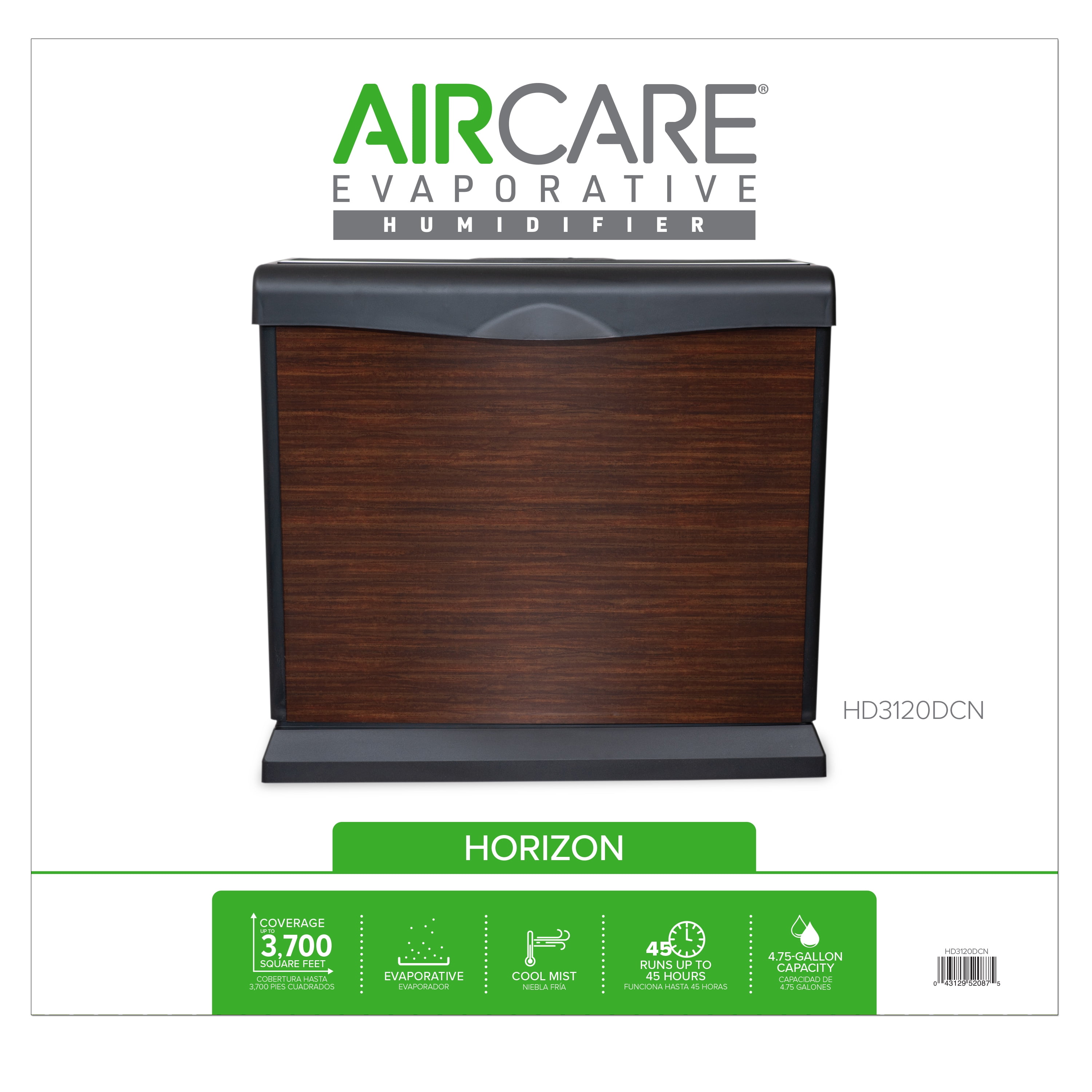 AIRCARE Horizon Whole House Evaporative Humidifier with Adjustable Humidistat and Auto Shutoff (Copper Night, 4.75 Gallon) mvhss