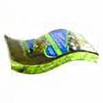 OurPets Cosmic Catnip Wave Cardboard Cat Scratching Pad (Brown, 15 in x 8.25 in x 2 in) hpnhf