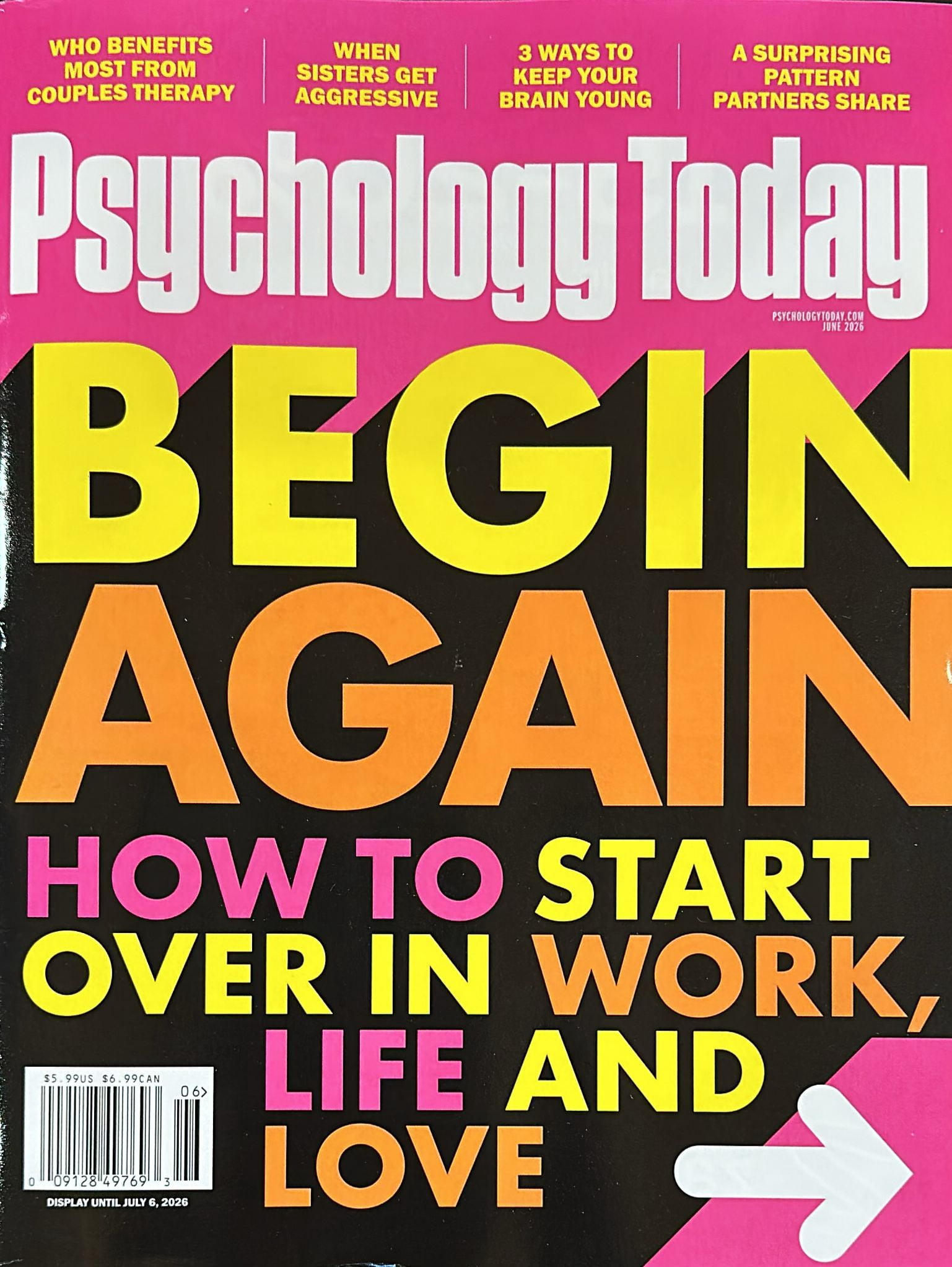 MAGAZINE CAFÉ Psychology Today Magazine June 2026 (Single Issue) q413k