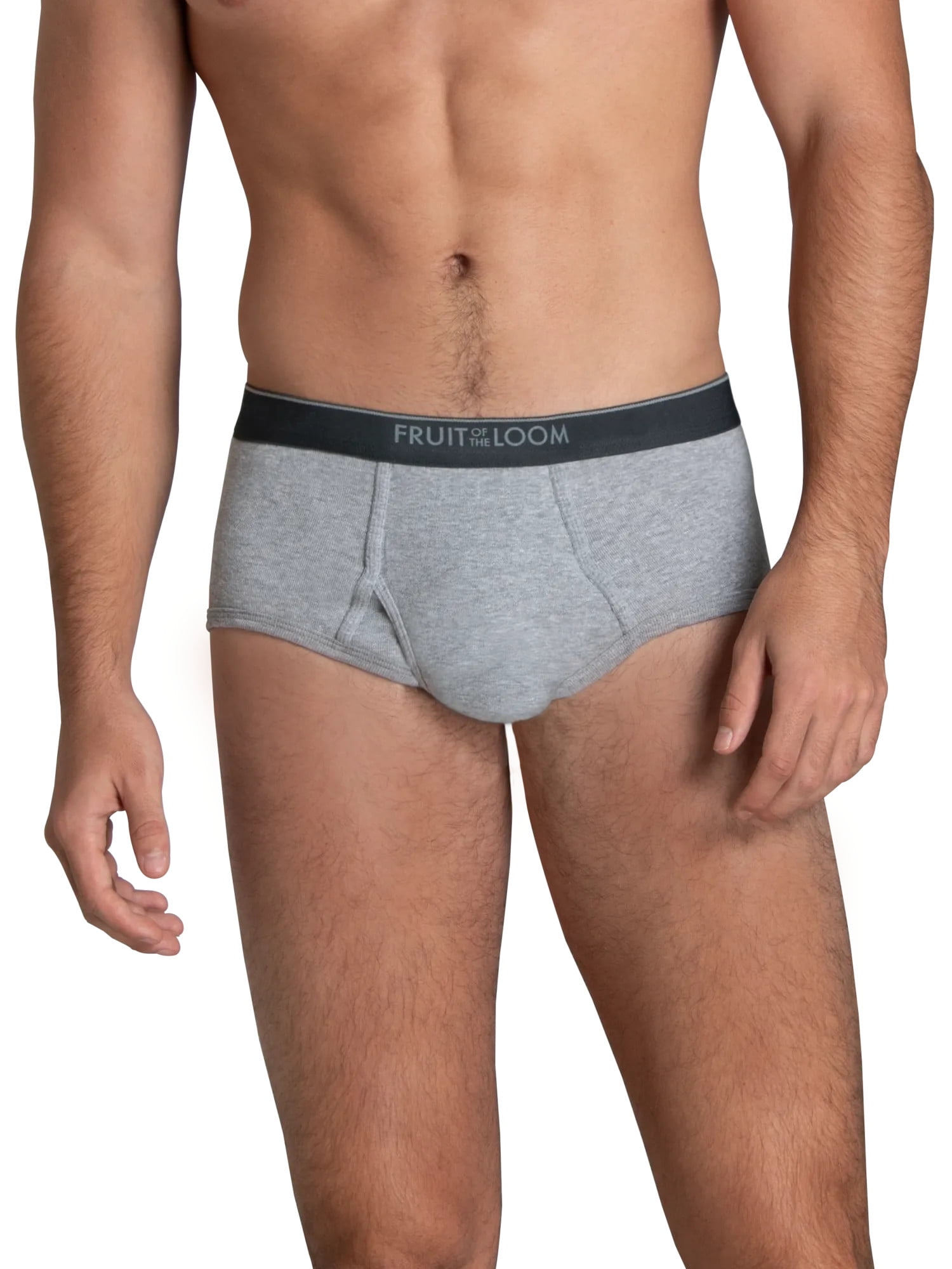 Fruit of the Loom Men's Cotton Briefs Moisture-Wicking Mid-Rise Underwear (Assorted, 6-Pack) 862hv