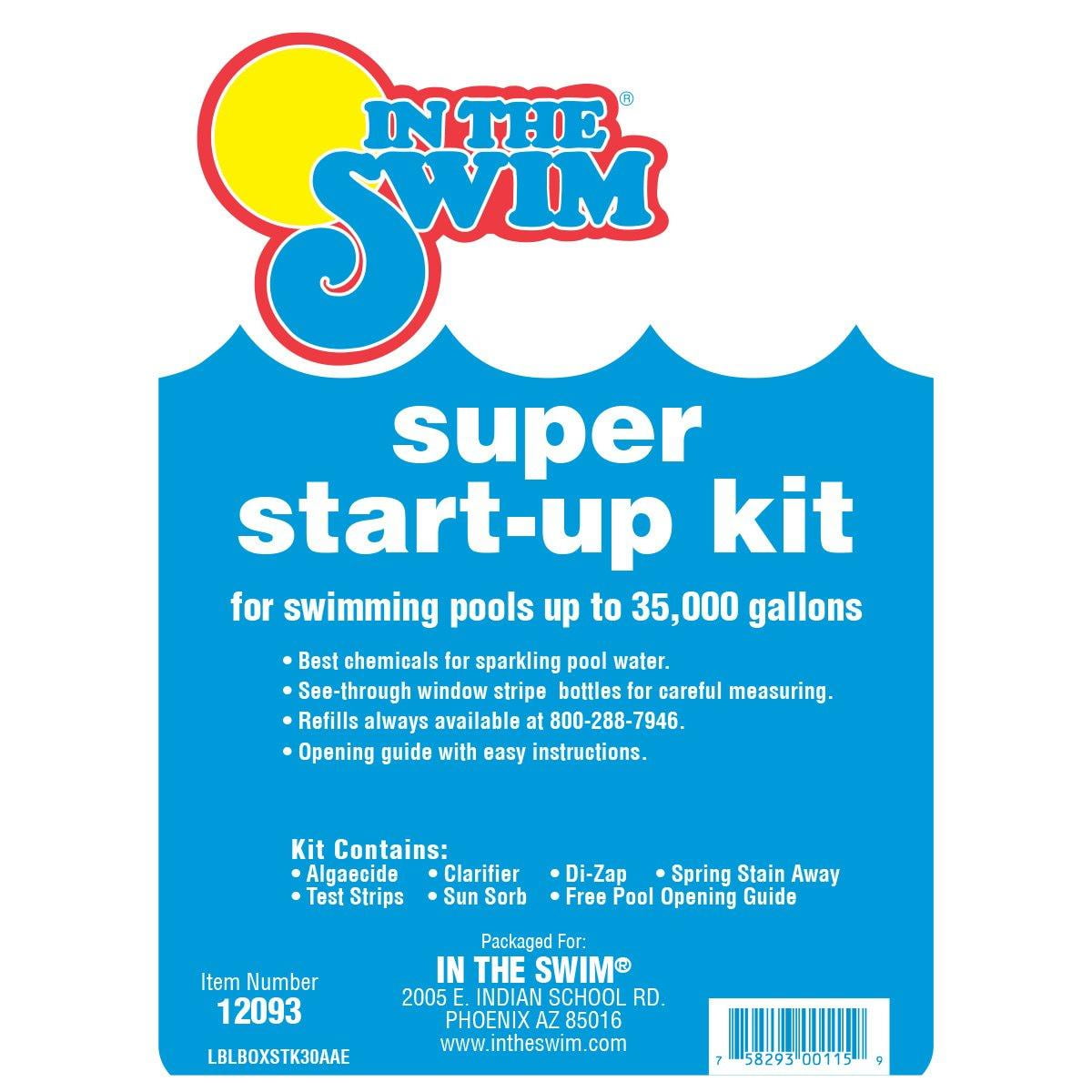 In The Swim Pool Cleaning Super Start-up Kit Maintenance Supplies (30,000 Gallons) poev2