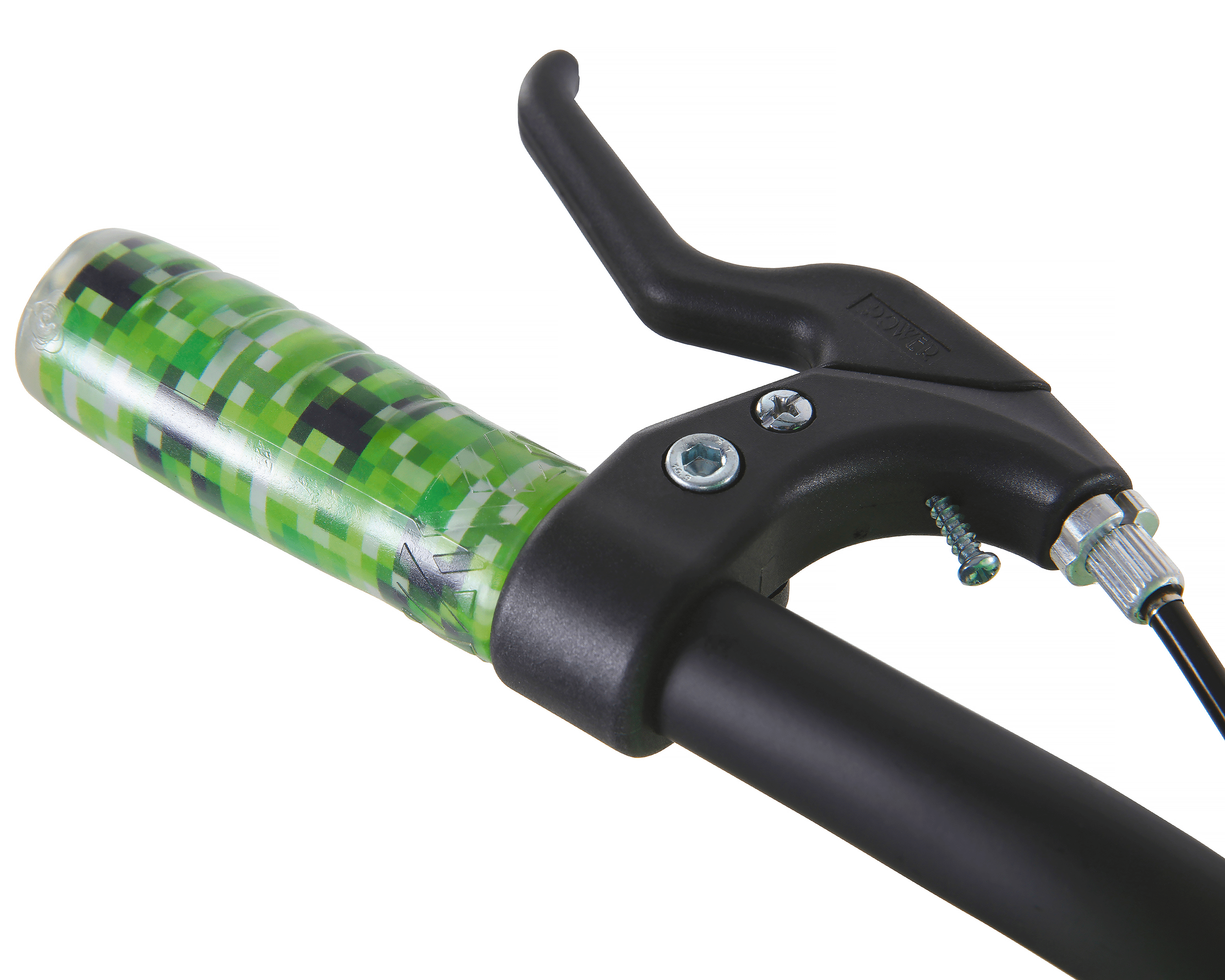 Dynacraft Minecraft BMX Bike for Kids, Durable Steel Frame with Creeper Handlebar Bag (Green, 18 in) y5uls