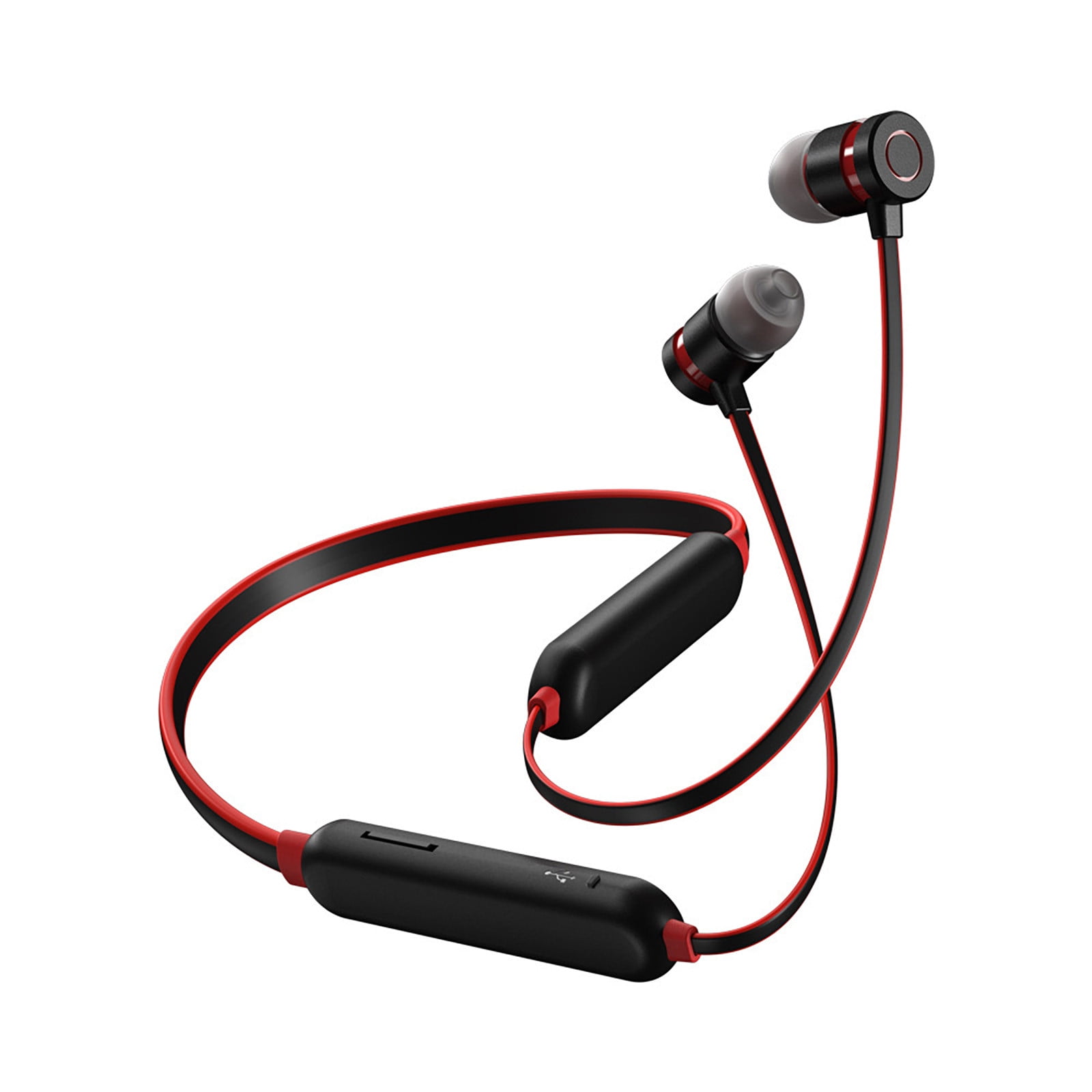 FYHALE RX-S100 Wireless Bluetooth Headset Over-Ear Headphones with Micro SD Card Slot (Black, 1 Pack) 445k0