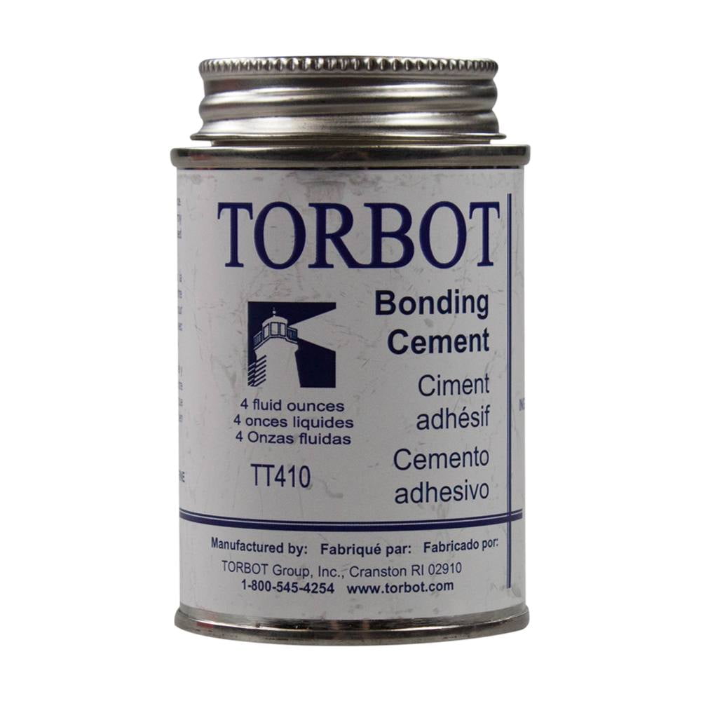 Torbot Skin Bonding Cement with Brush, Professional Medical Adhesive (White, 2 Pack, 8 oz Total) 9itmo