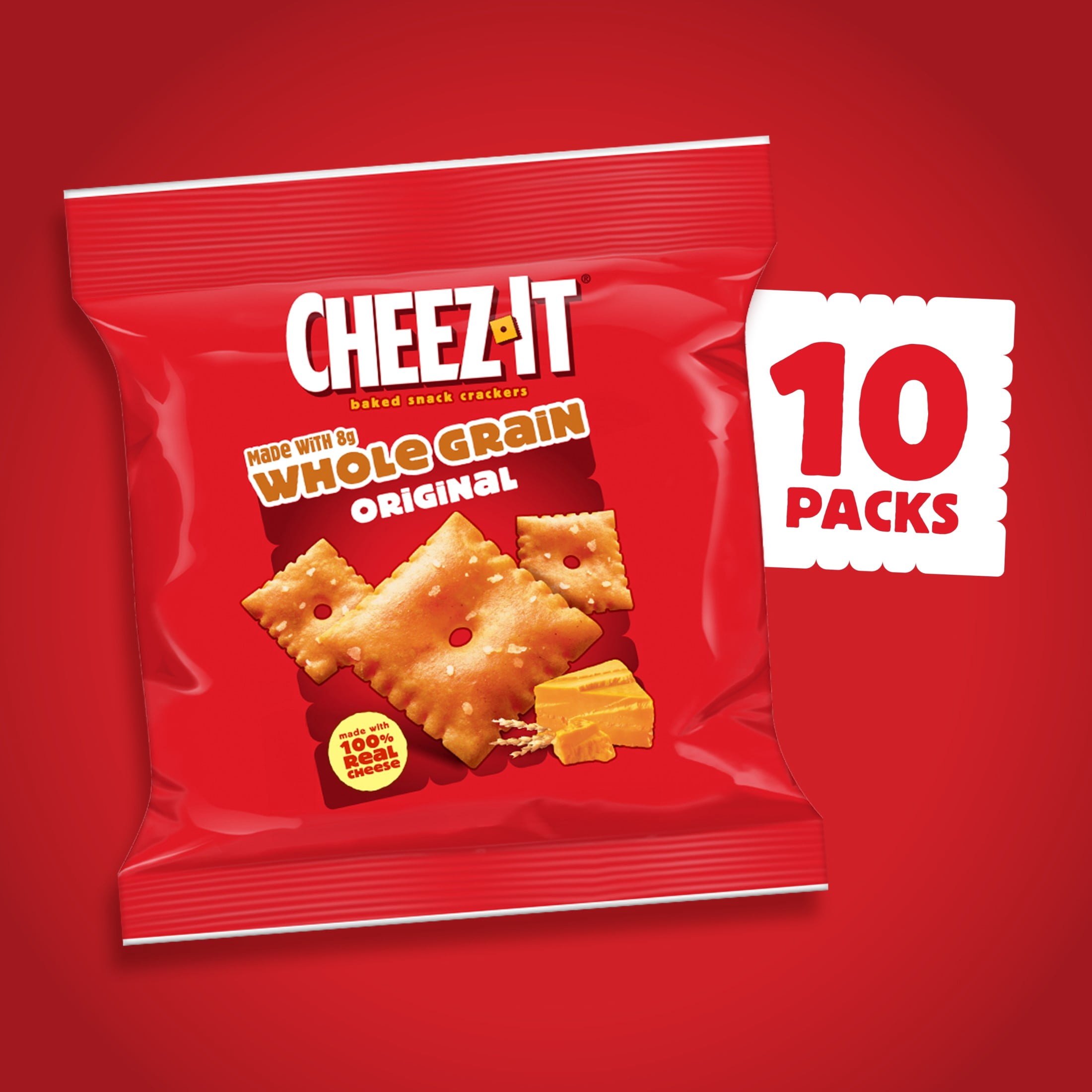 Cheez-It Original Baked Snack Crackers, Made with Whole Grain (10 oz, 10 Count) 58ahh