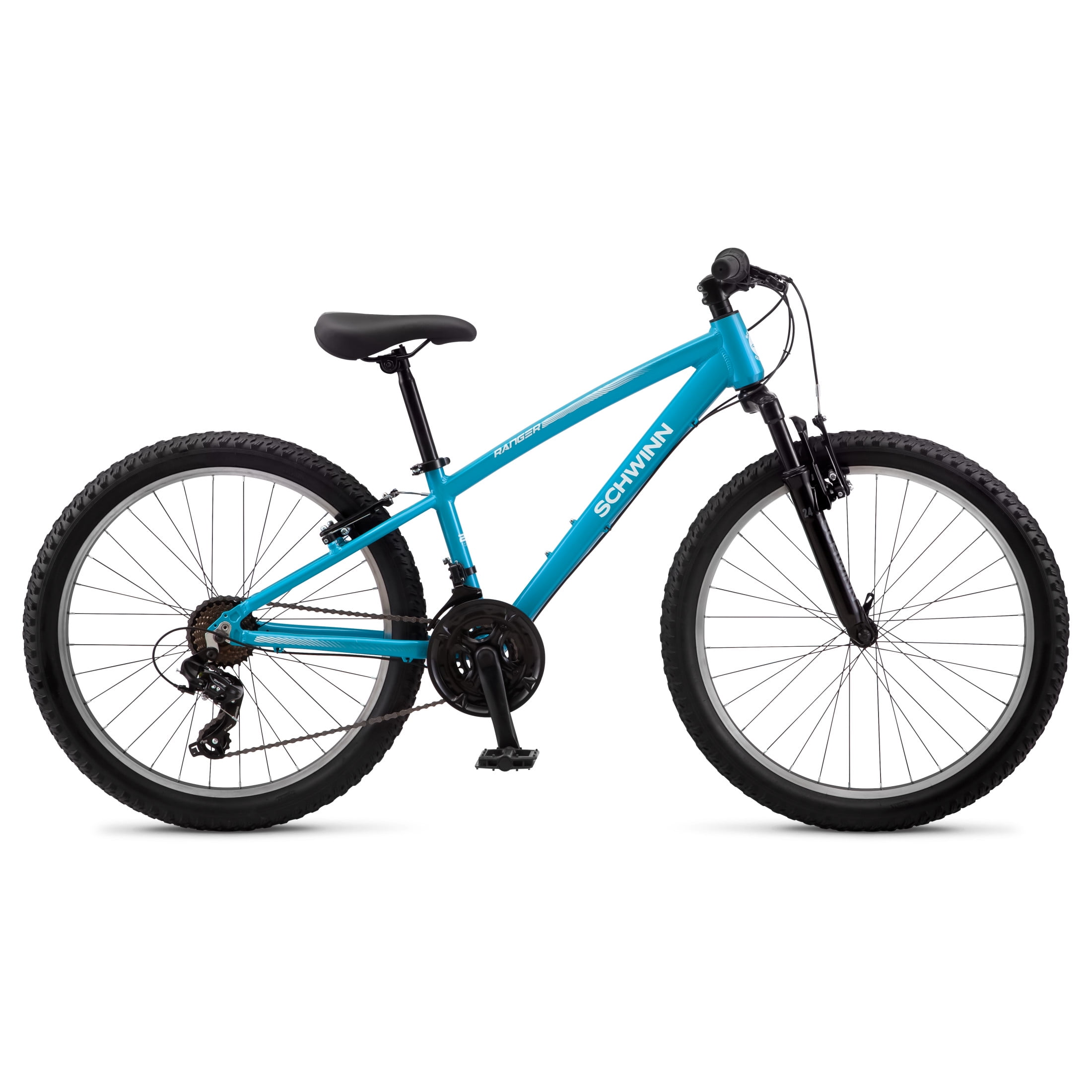 Schwinn Ranger Mountain Bike (Blue, 24 in Wheel, 21 Speeds) noc7h
