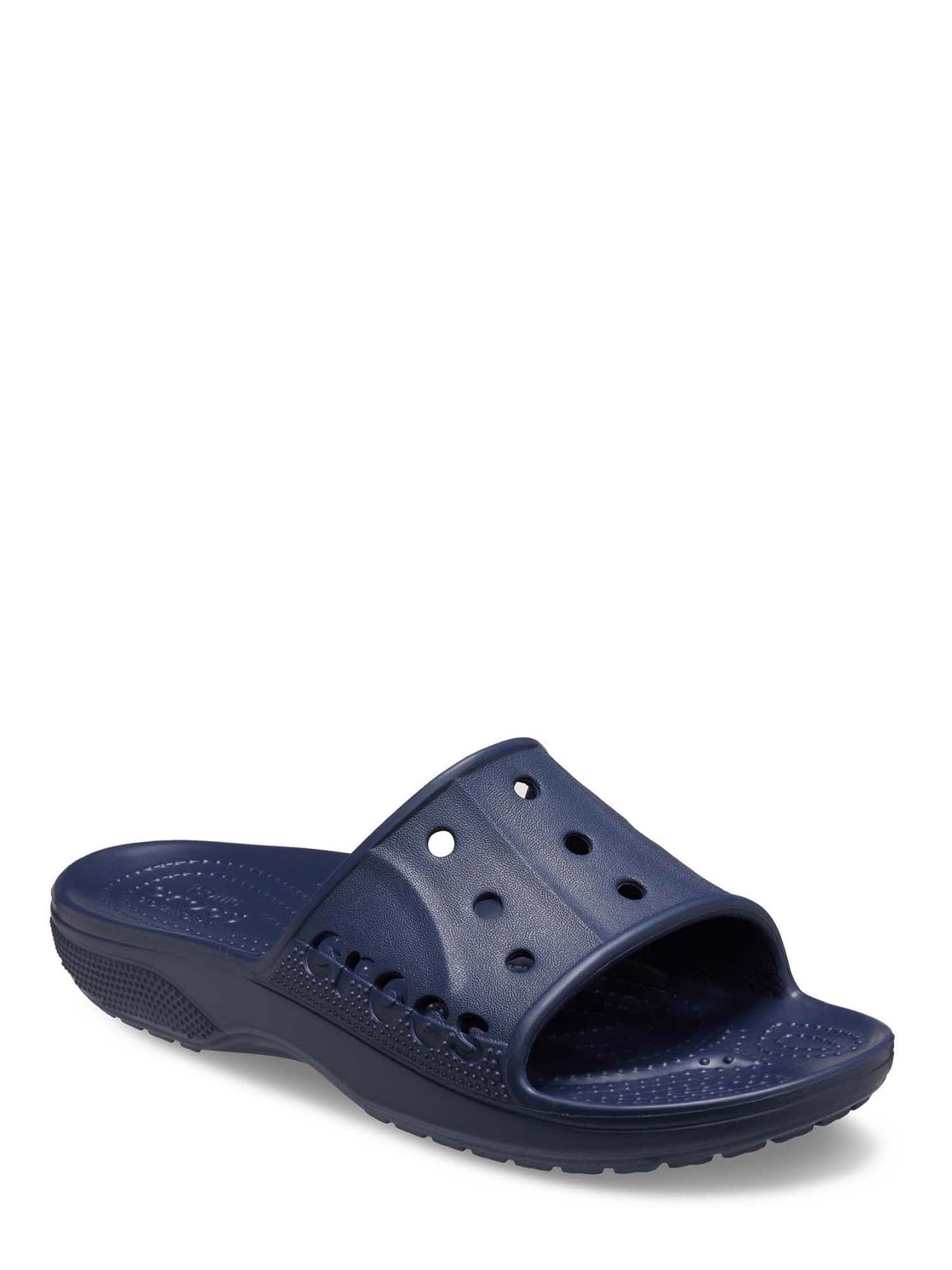 Crocs Baya II Slide Sandals Unisex Lightweight Water-Resistant Slip-On Footwear (Black, 9 US Men / 11 US Women) pi7xq