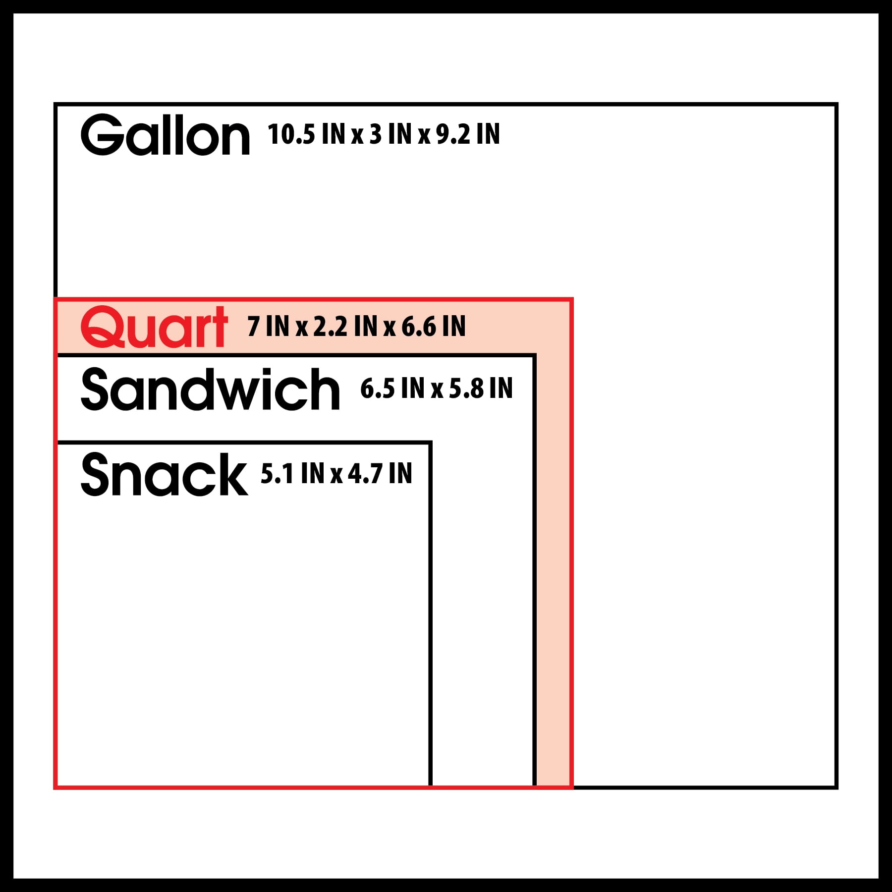 Great Value Fresh Seal Slider Zipper Bags, Heavy-Duty Food Storage with Expandable Bottom (Clear, 40 Count) 2i3x0