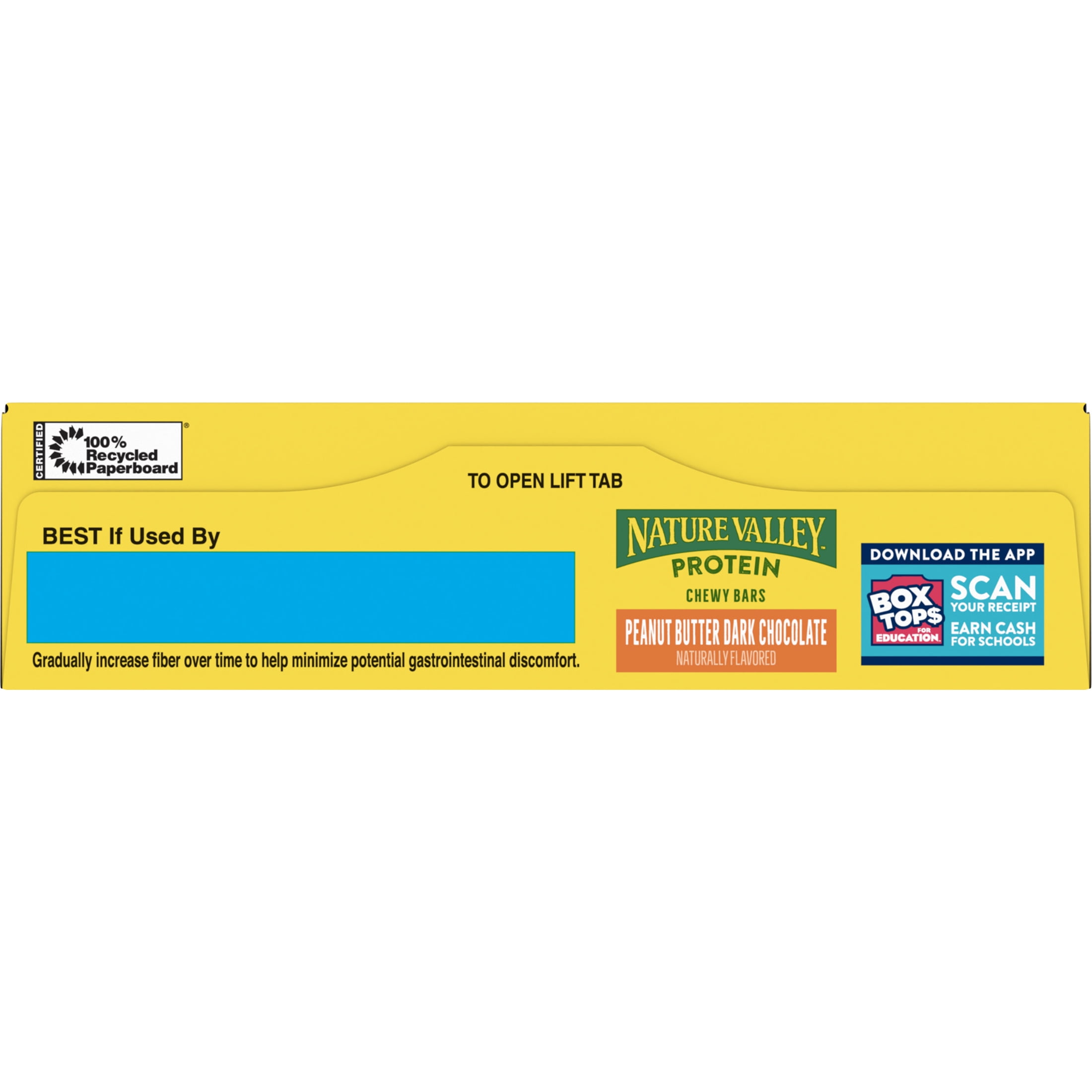 Nature Valley Protein Chewy Snack Bars, Peanut Butter Dark Chocolate (5 Bars, 7.1 oz) yl0fi