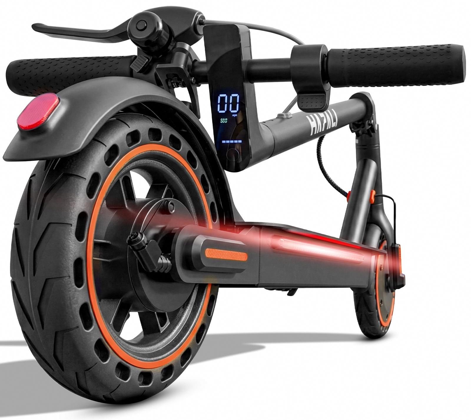 OSBOO Electric Scooter for Adults, 550W Motor 19 MPH Portable Folding Commuter E-Scooter (Black, 19 Miles Range) qkbdb