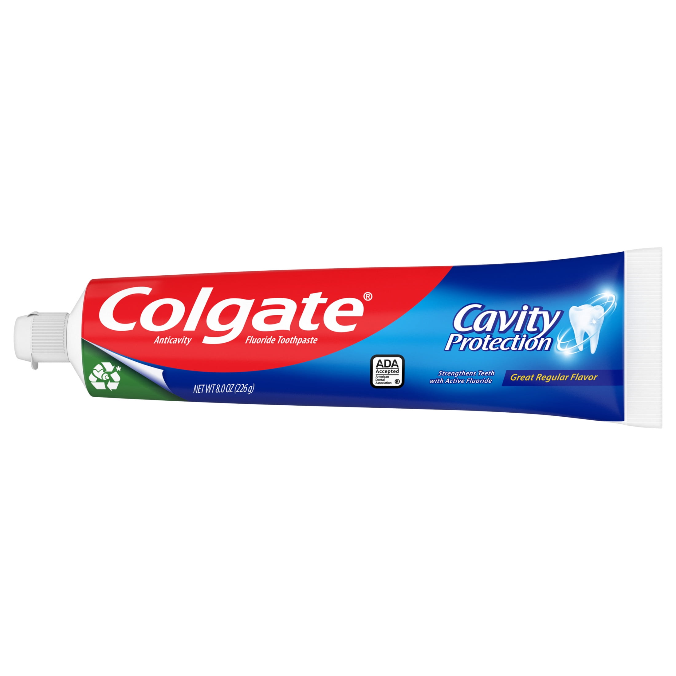 Colgate Cavity Protection Fluoride Toothpaste, Anticavity Formula, Regular Flavor (6 oz, 6 Pack) alfz1