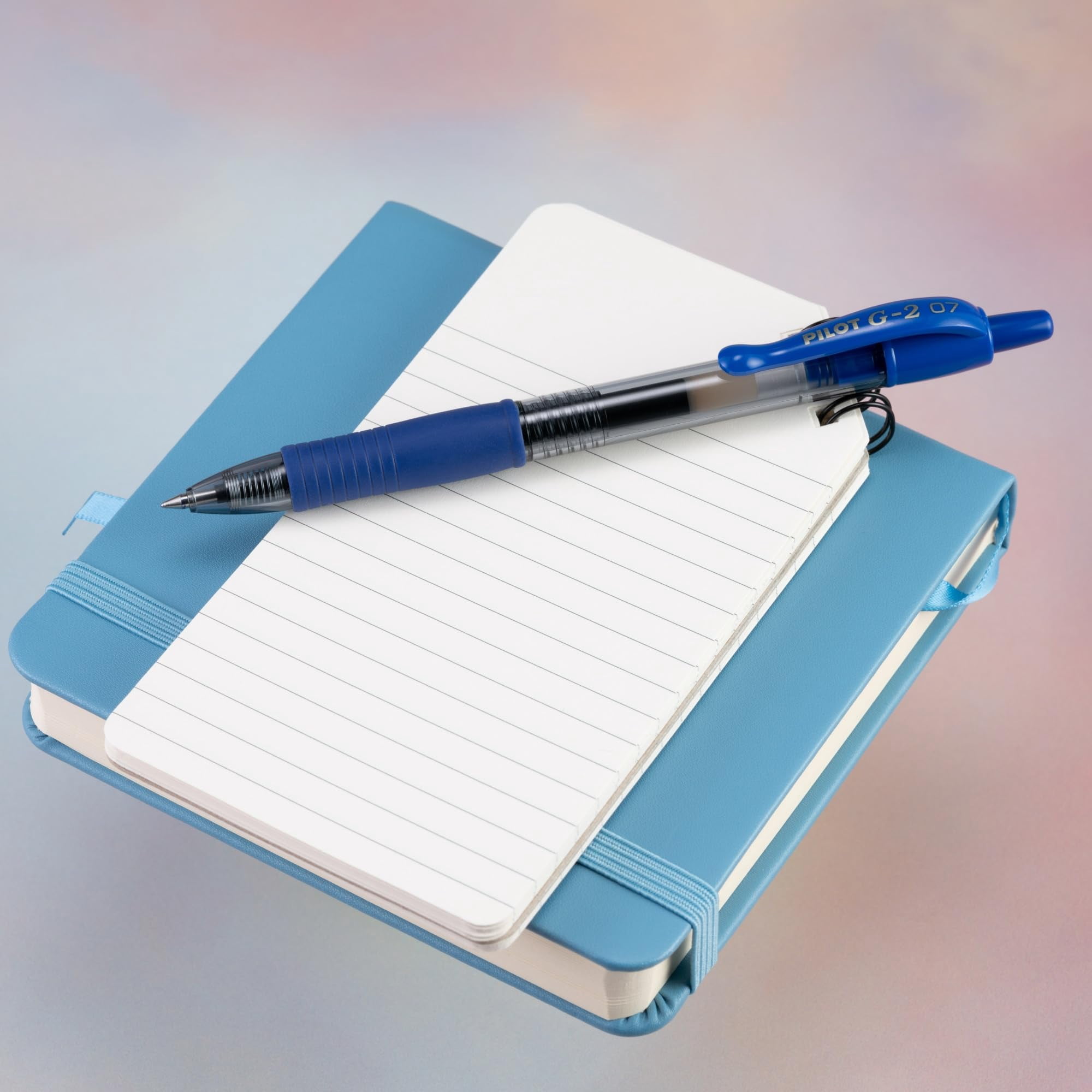 Pilot G2 Retractable Gel Pen, Smooth Writing Premium Ink, Fine Point (Clear Barrel, Blue Ink, 36 Pack) v6gln