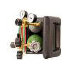 Lincoln Electric Port-A-Torch Welding and Cutting Kit with Oxygen and Acetylene Tanks (Black, 12 ft Hose) whf6q