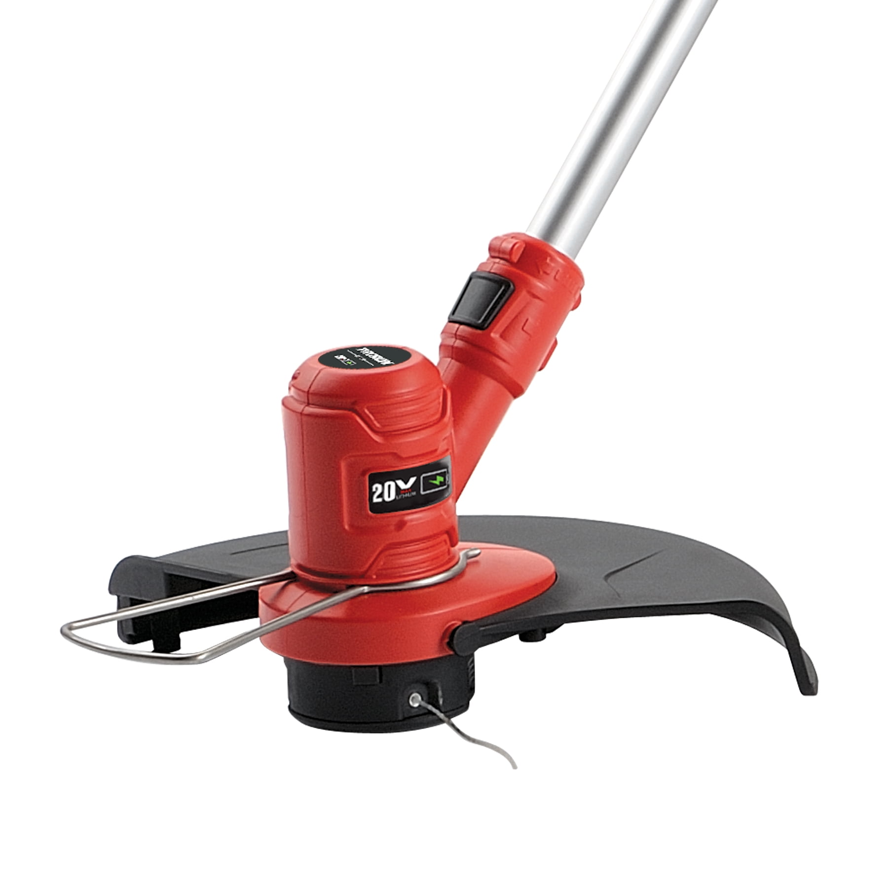 PRORUN 20V Cordless String Trimmer, Brushless Motor, Straight Shaft with 4.0 Ah Battery and Charger (12 in) 4dbzp