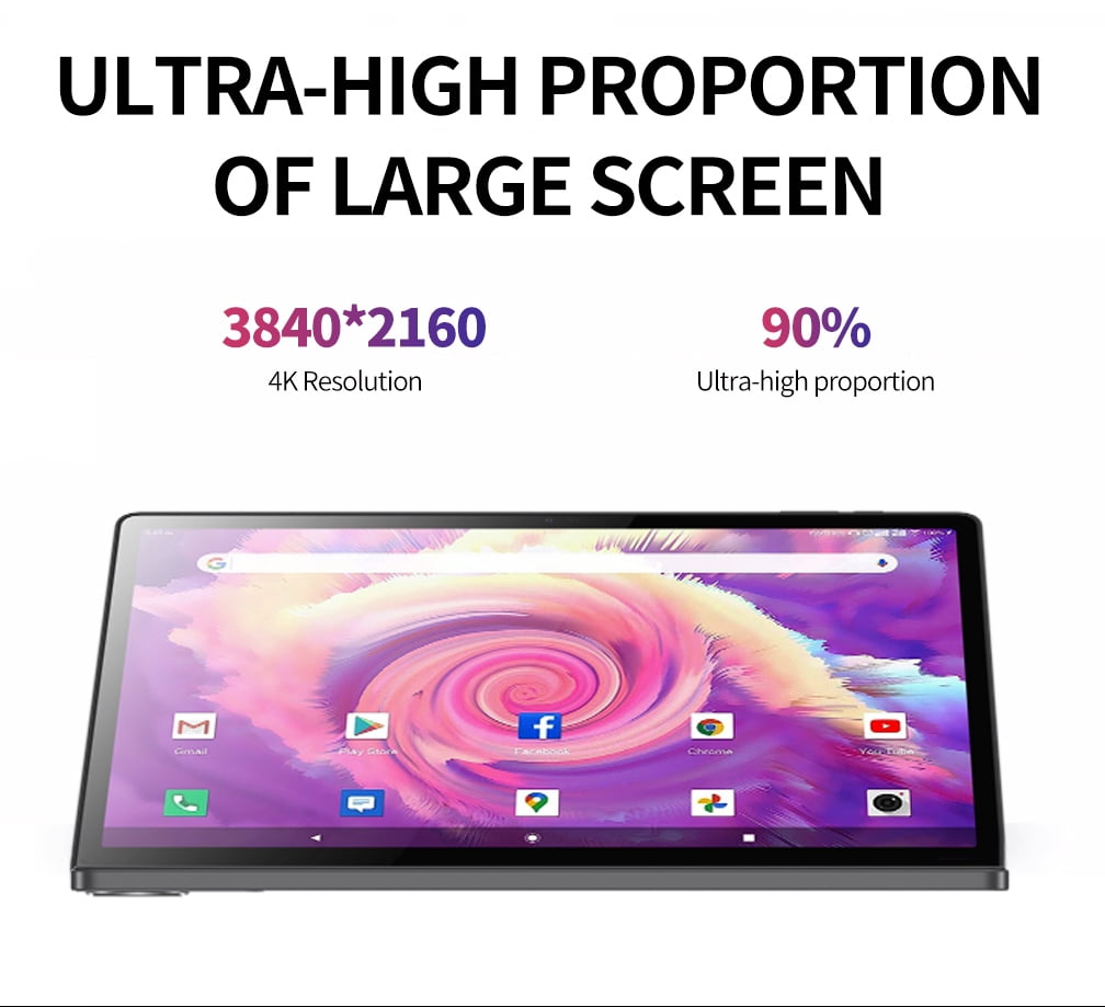 JWEIBK 14.0-Inch Android 14 Tablet, 2-in-1 Laptop with Keyboard, 20GB RAM 1000GB ROM, 5G Wi-Fi High-Performance Computer (Black, 14.0 in) bo3fw