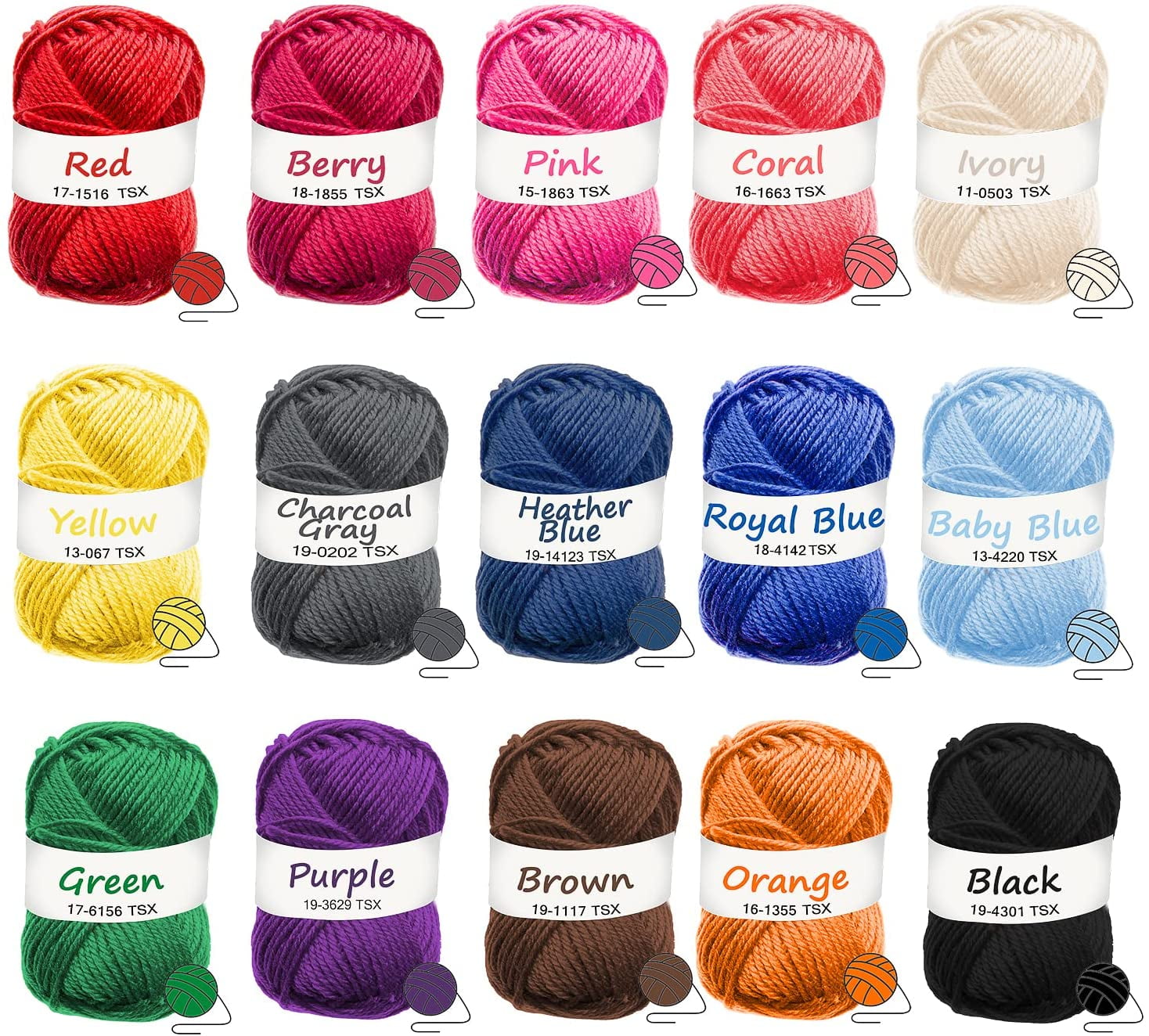 CraftBud Crochet Kit for Beginners, Complete Crafting Set with 1100 Yards Yarn, 9 Hooks, Accessories & Tote Bag (73-Piece) sfqcv