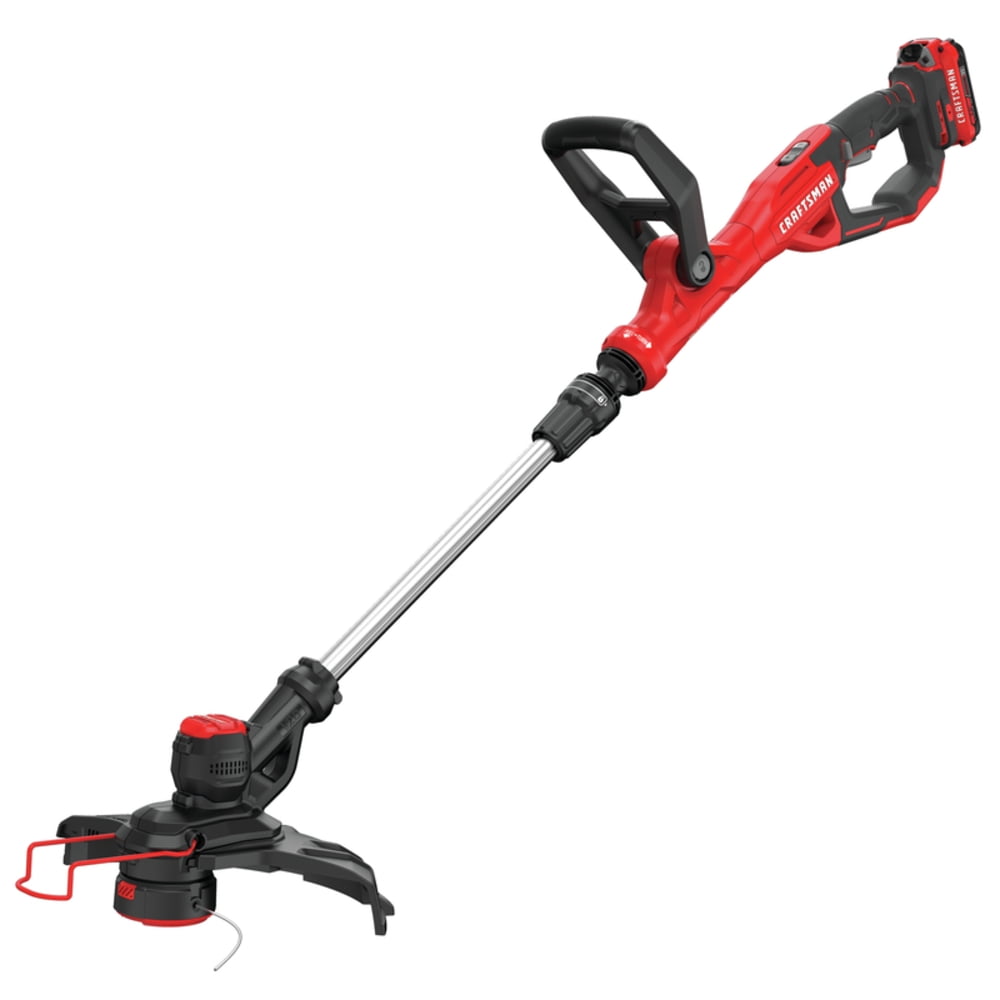 BLACK+DECKER 20V Cordless Straight Shaft String Trimmer and Edger Kit (Black, 13 in) 4njg9