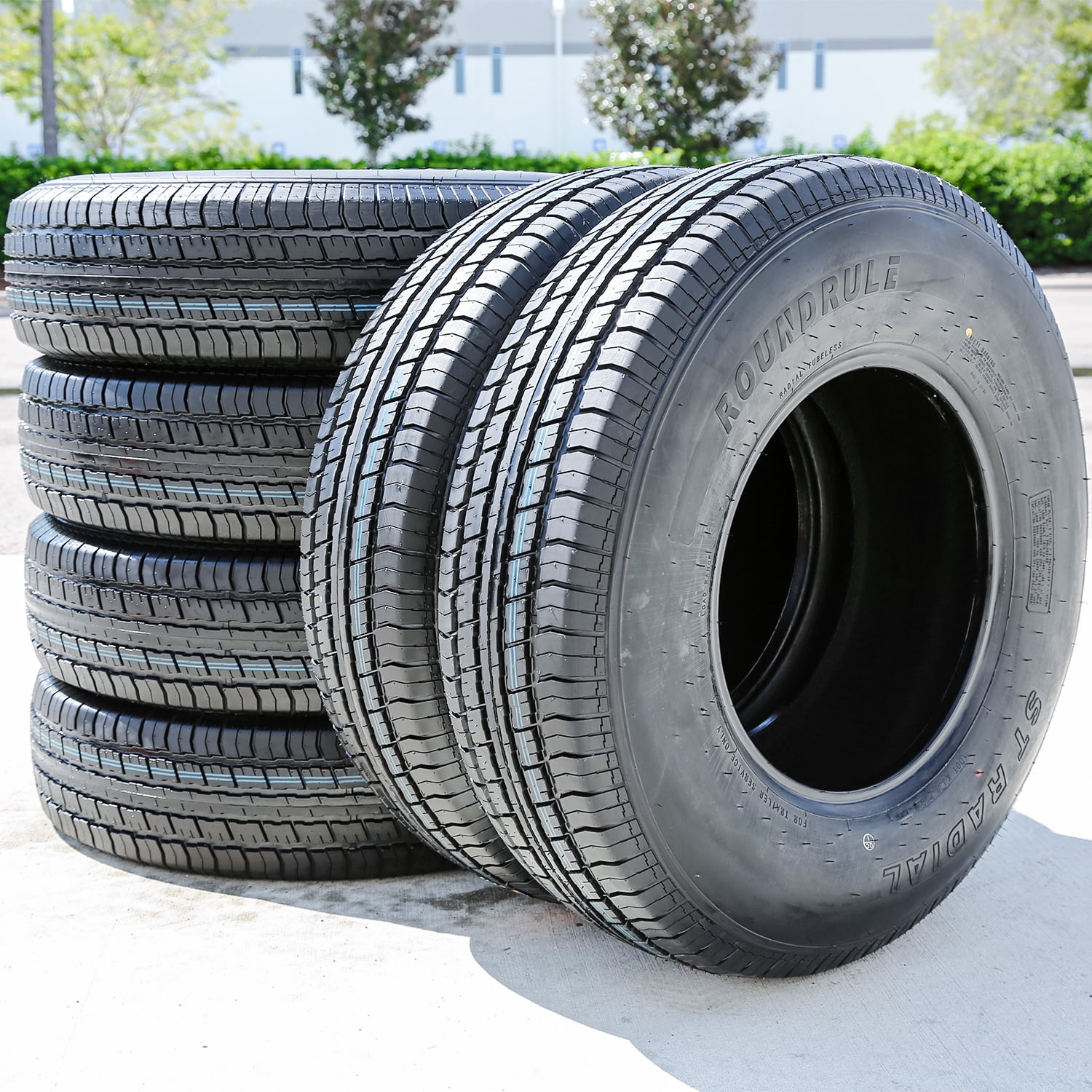 Roundrule ST Radial Semi-Steel Trailer Tire (ST235/85R16, 14 Ply, Load Range G) 6gviv