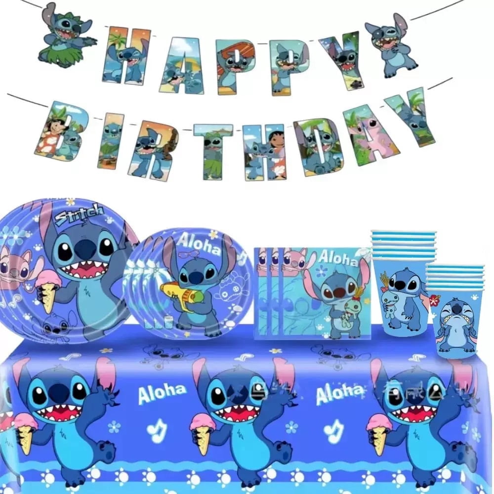 Elefama Birthday Party Supplies and Decorations Set with Tableware and Banner (43 Piece Set) xdz0g
