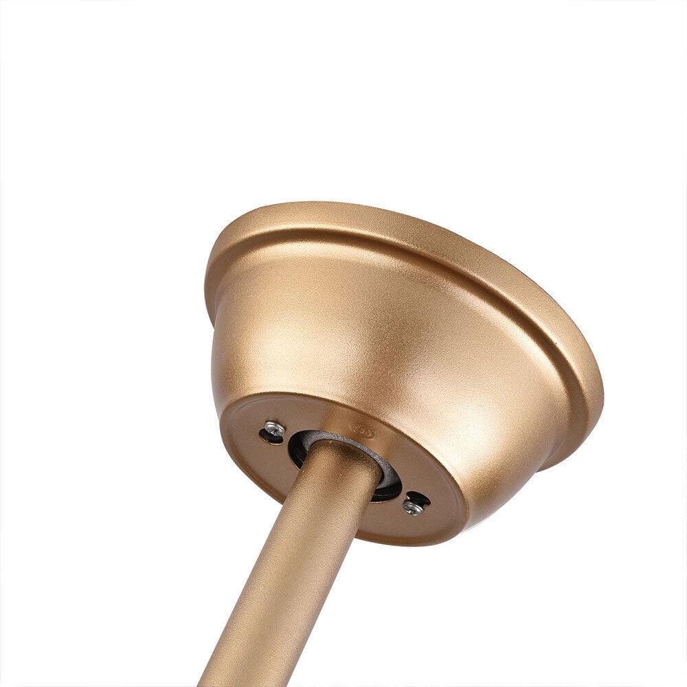 YI YIBYUS 20 in Ceiling Fan with Light, Indoor/Outdoor Flush Mount Fan, Remote Control (Gold, 20 in) 4y2nh